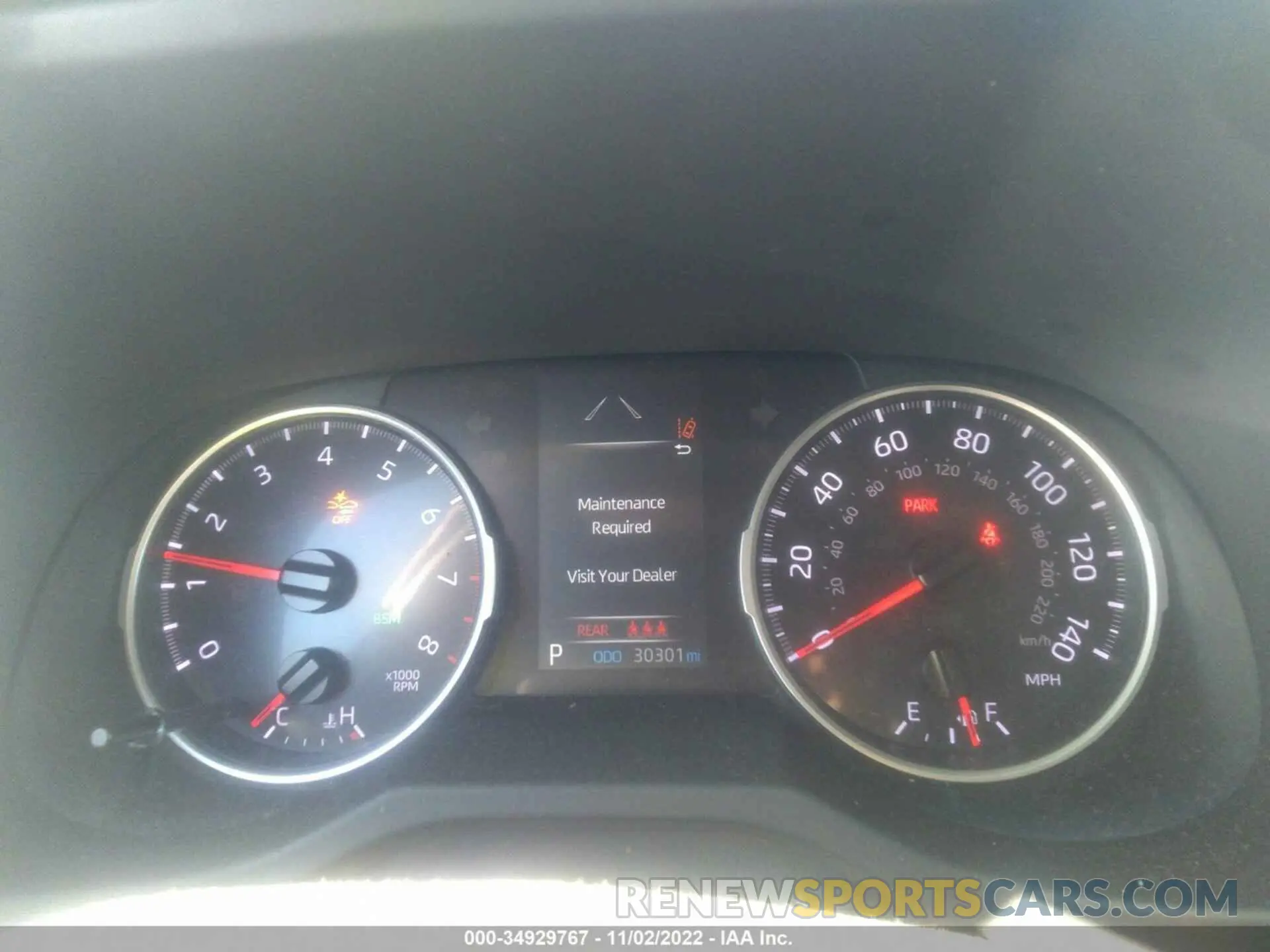7 Фотография поврежденного автомобиля JTMP1RFV3KD042368 TOYOTA RAV4 2019