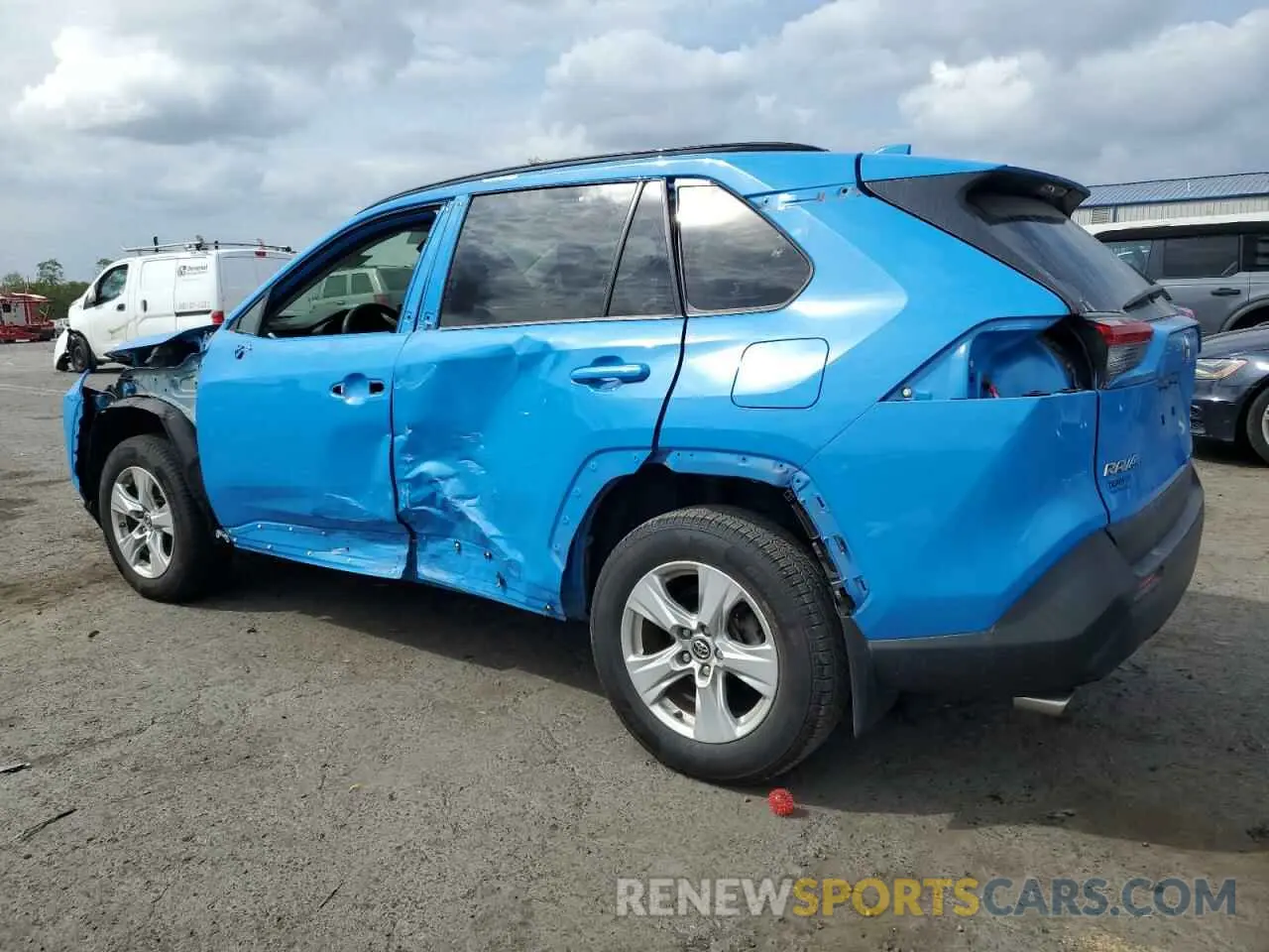 2 Photograph of a damaged car JTMP1RFV4KD025921 TOYOTA RAV4 2019