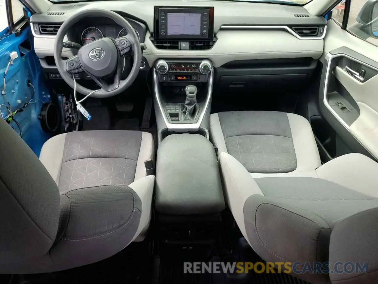 8 Photograph of a damaged car JTMP1RFV4KD025921 TOYOTA RAV4 2019