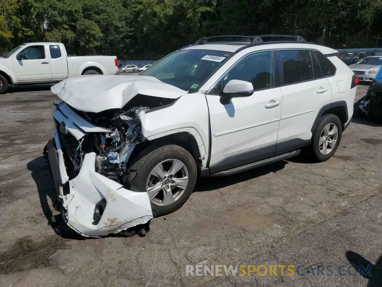 1 Photograph of a damaged car JTMP1RFV4KD046008 TOYOTA RAV4 2019