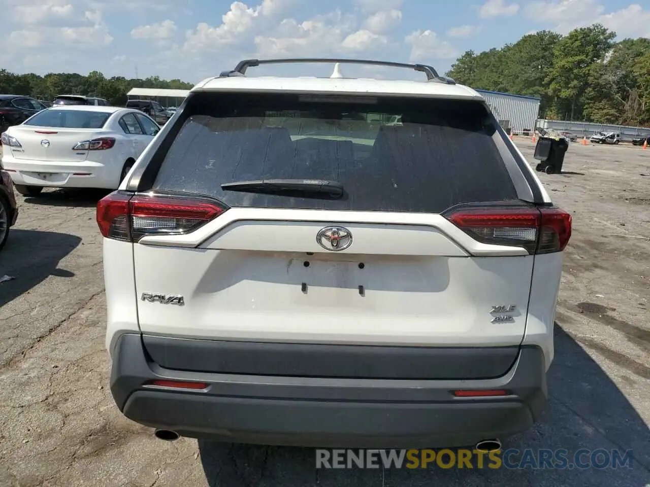 6 Photograph of a damaged car JTMP1RFV4KD046008 TOYOTA RAV4 2019