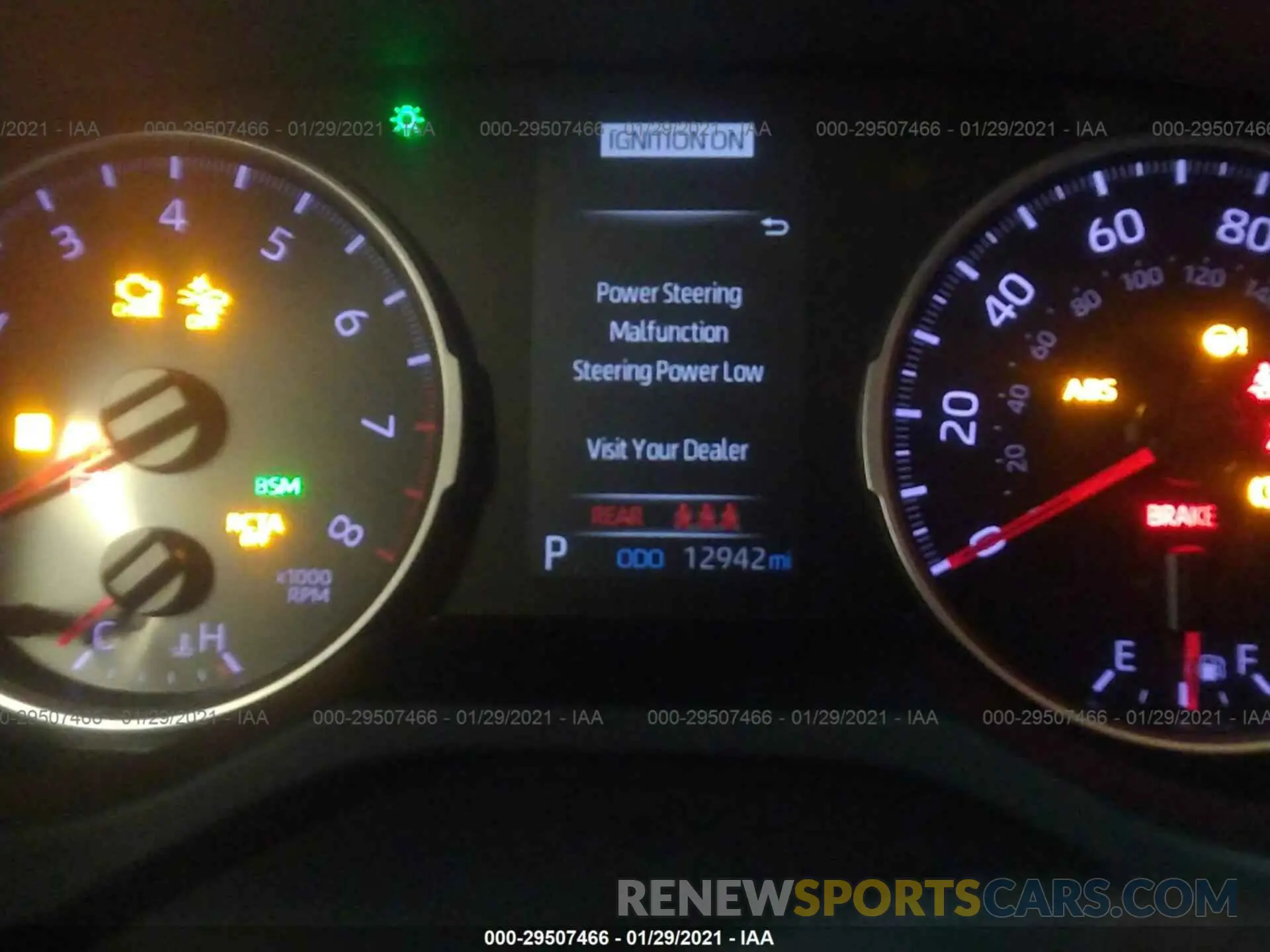 7 Photograph of a damaged car JTMP1RFV4KJ020770 TOYOTA RAV4 2019