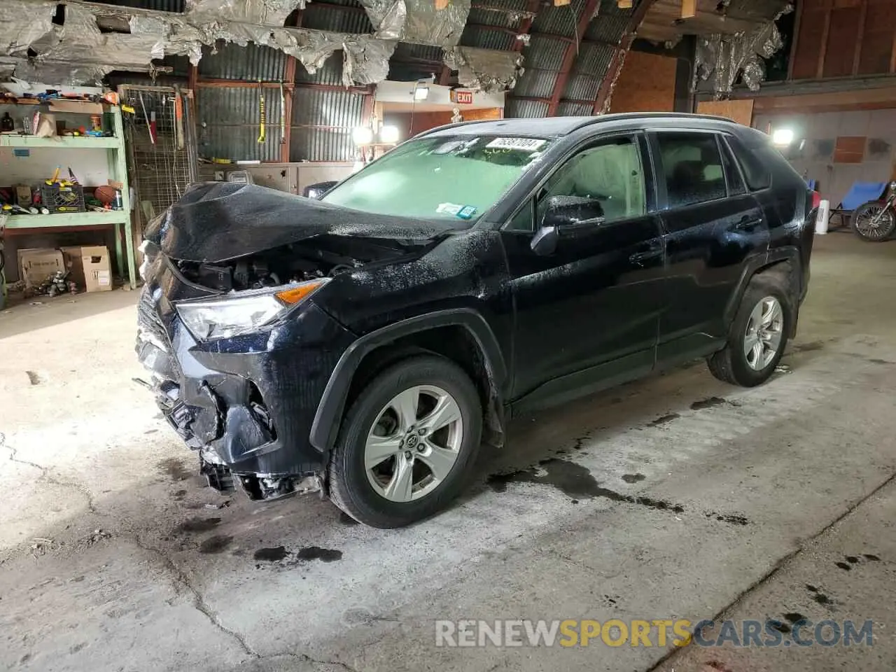 1 Photograph of a damaged car JTMP1RFV6KD017836 TOYOTA RAV4 2019