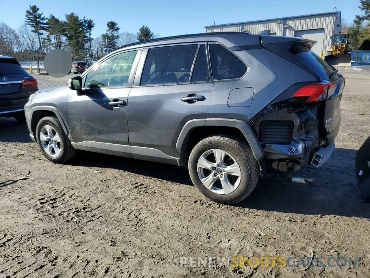 2 Photograph of a damaged car JTMP1RFV6KD028612 TOYOTA RAV4 2019