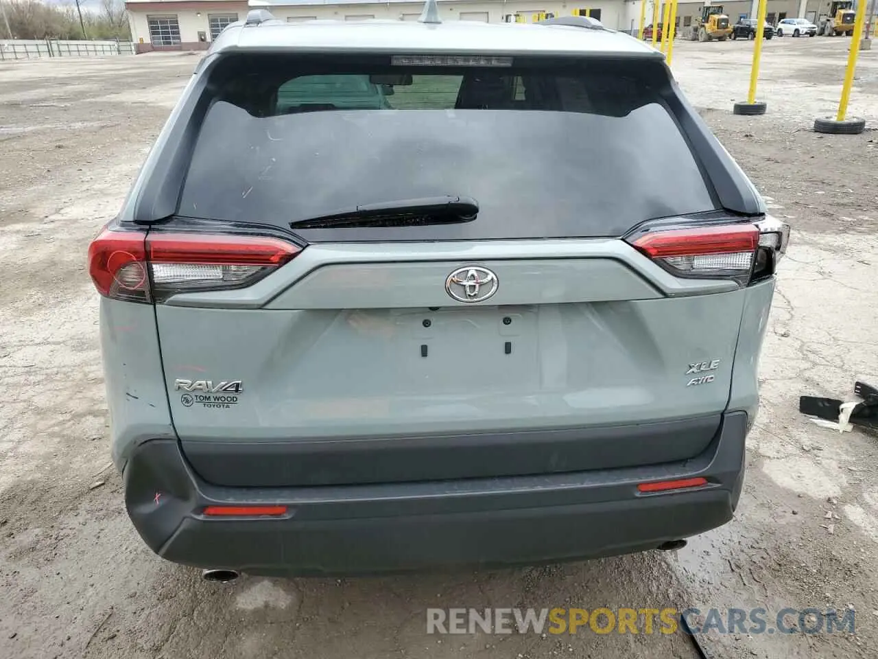 6 Фотография поврежденного автомобиля JTMP1RFV6KD502204 TOYOTA RAV4 2019