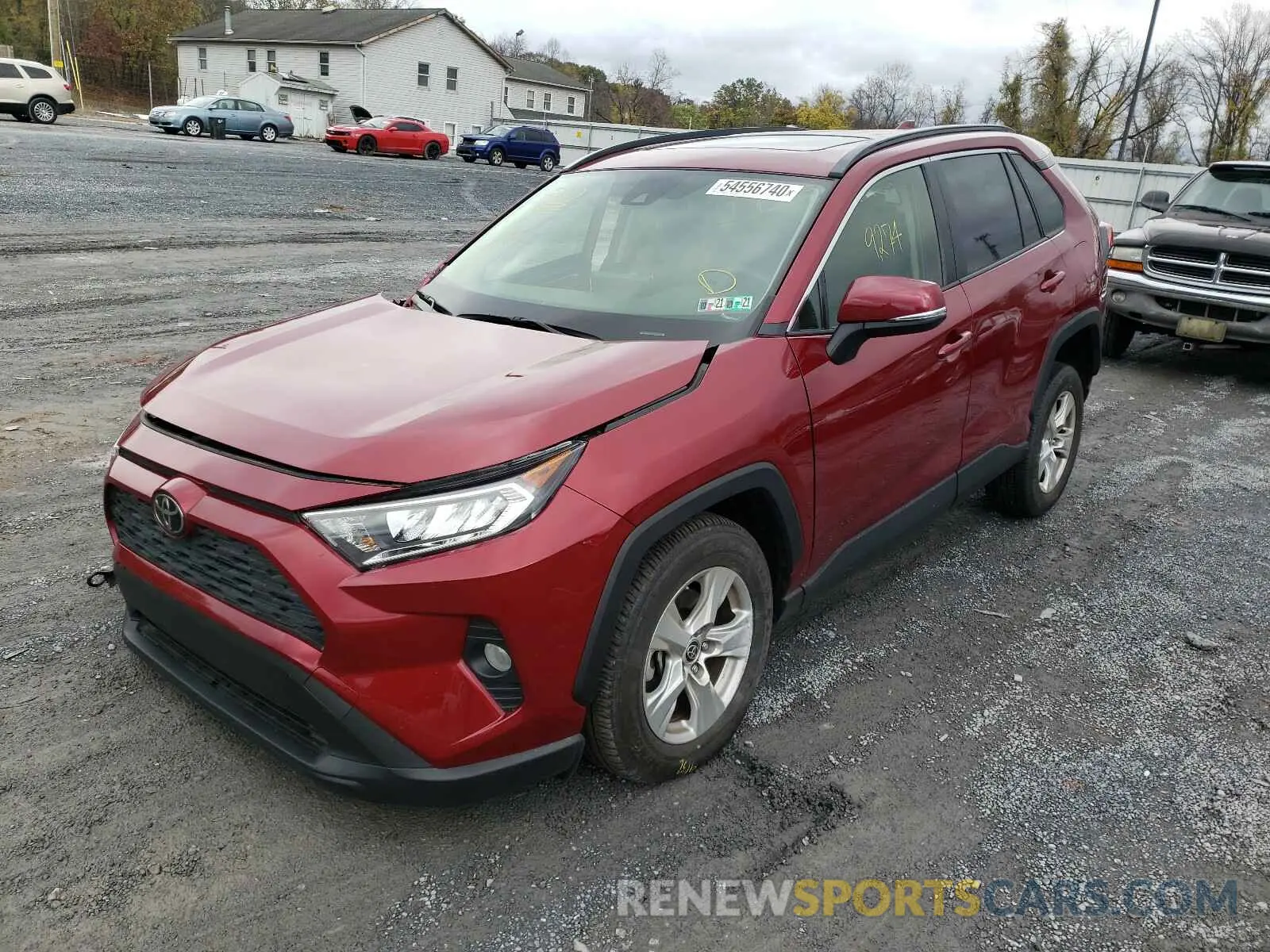 2 Photograph of a damaged car JTMP1RFV7KJ022884 TOYOTA RAV4 2019