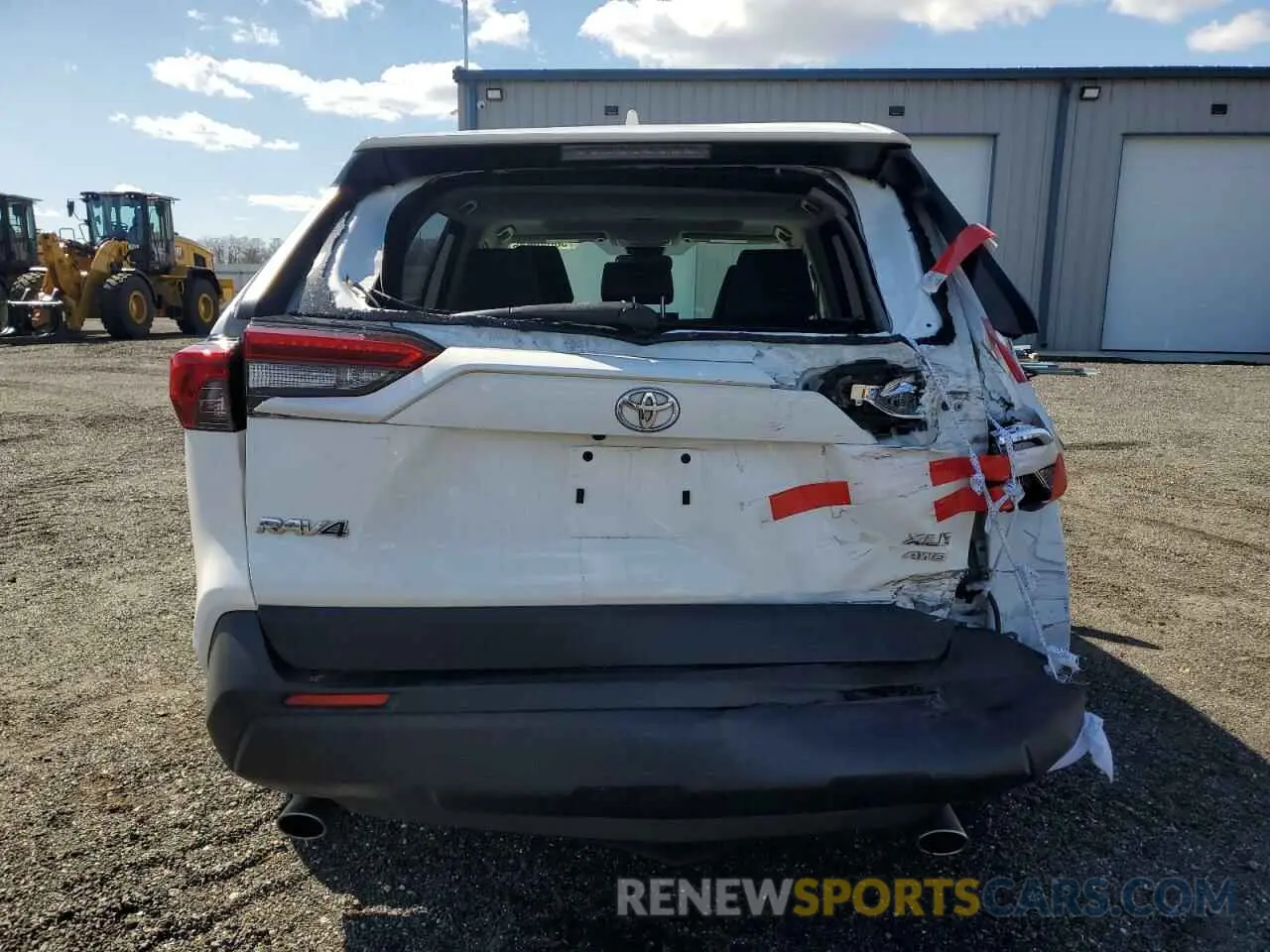 6 Photograph of a damaged car JTMP1RFV8KD009012 TOYOTA RAV4 2019