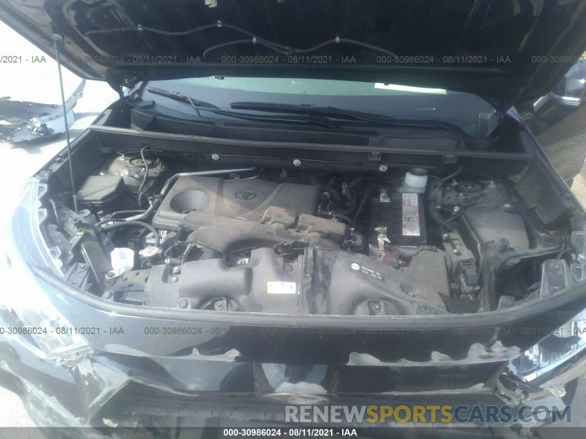 10 Photograph of a damaged car JTMP1RFV8KD012458 TOYOTA RAV4 2019