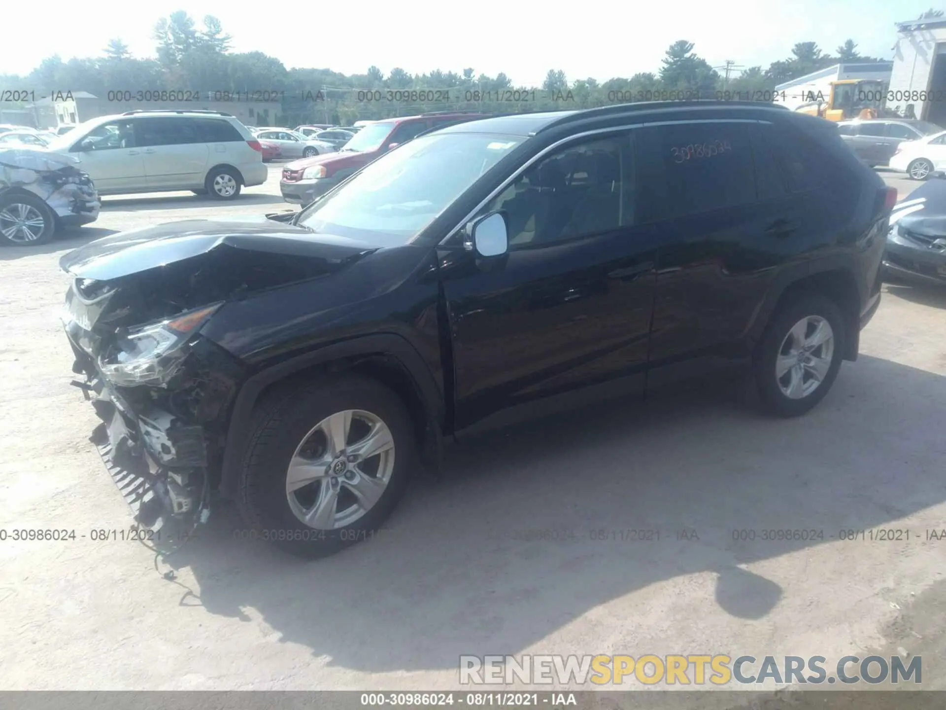 2 Photograph of a damaged car JTMP1RFV8KD012458 TOYOTA RAV4 2019