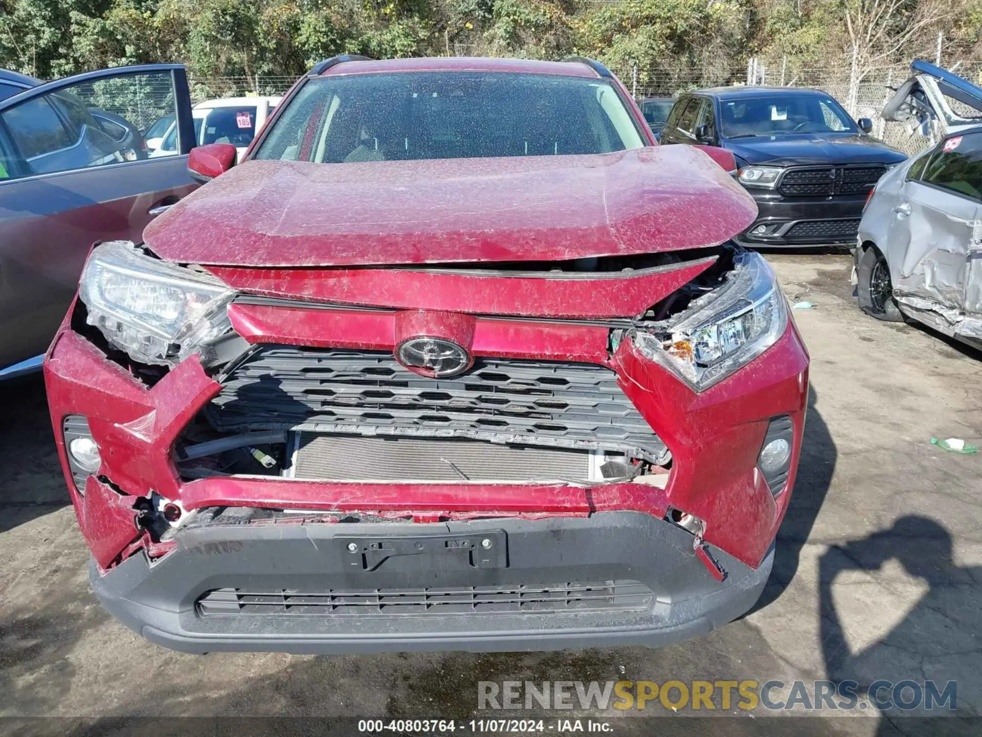 12 Photograph of a damaged car JTMP1RFV8KD029650 TOYOTA RAV4 2019
