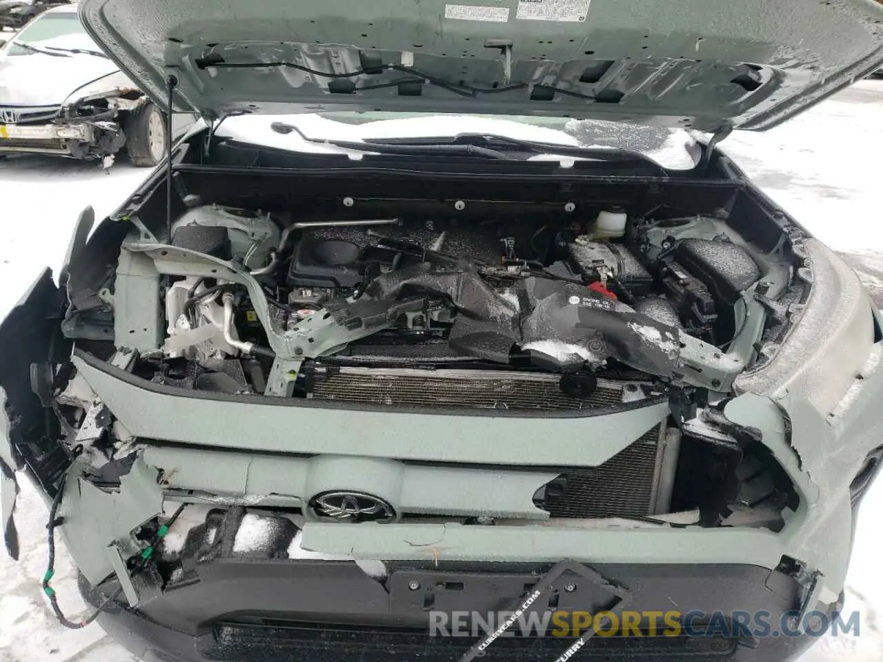 7 Photograph of a damaged car JTMP1RFV8KD043774 TOYOTA RAV4 2019