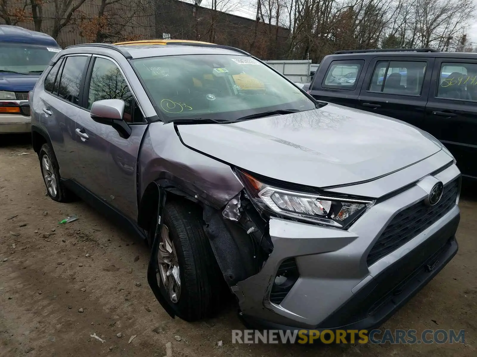 1 Photograph of a damaged car JTMP1RFV9KD007866 TOYOTA RAV4 2019