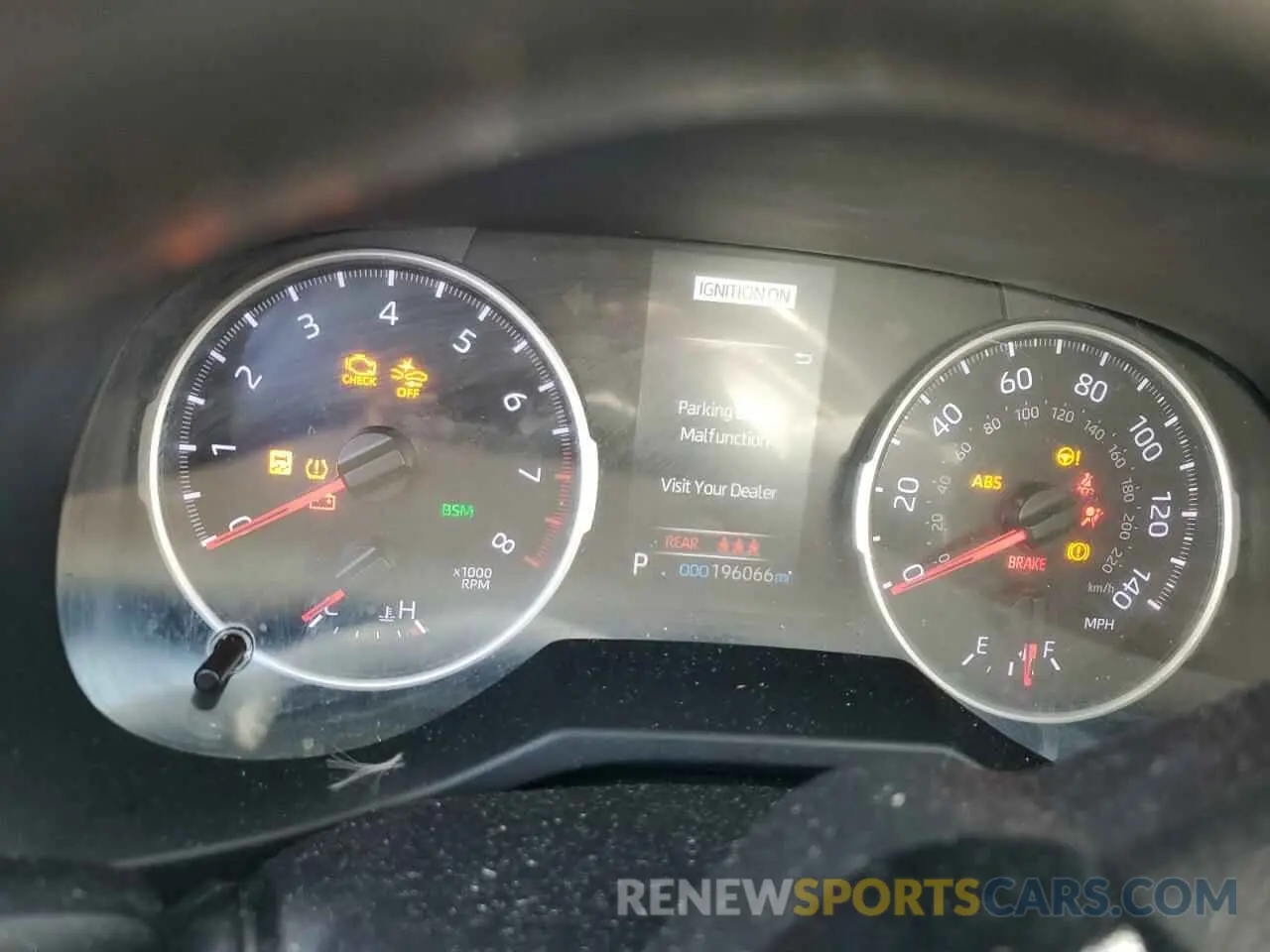 9 Photograph of a damaged car JTMP1RFV9KD045193 TOYOTA RAV4 2019