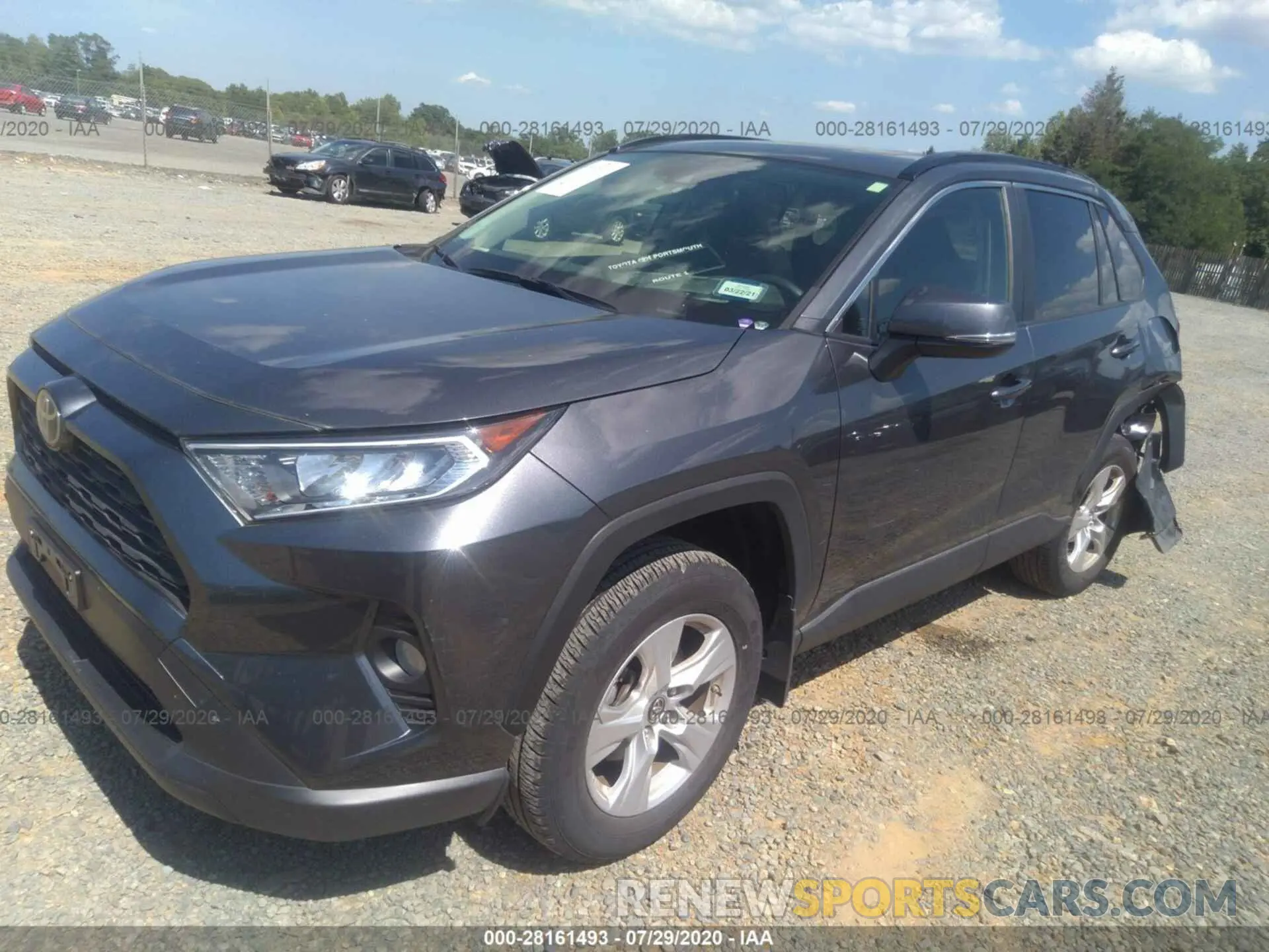 2 Photograph of a damaged car JTMP1RFV9KD503069 TOYOTA RAV4 2019
