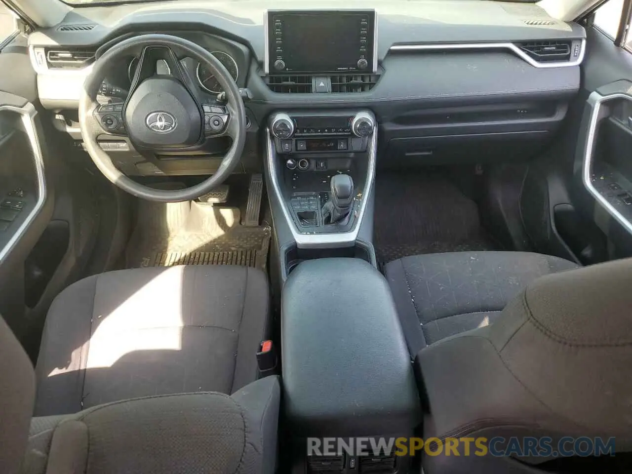 8 Photograph of a damaged car JTMP1RFVXKD005687 TOYOTA RAV4 2019