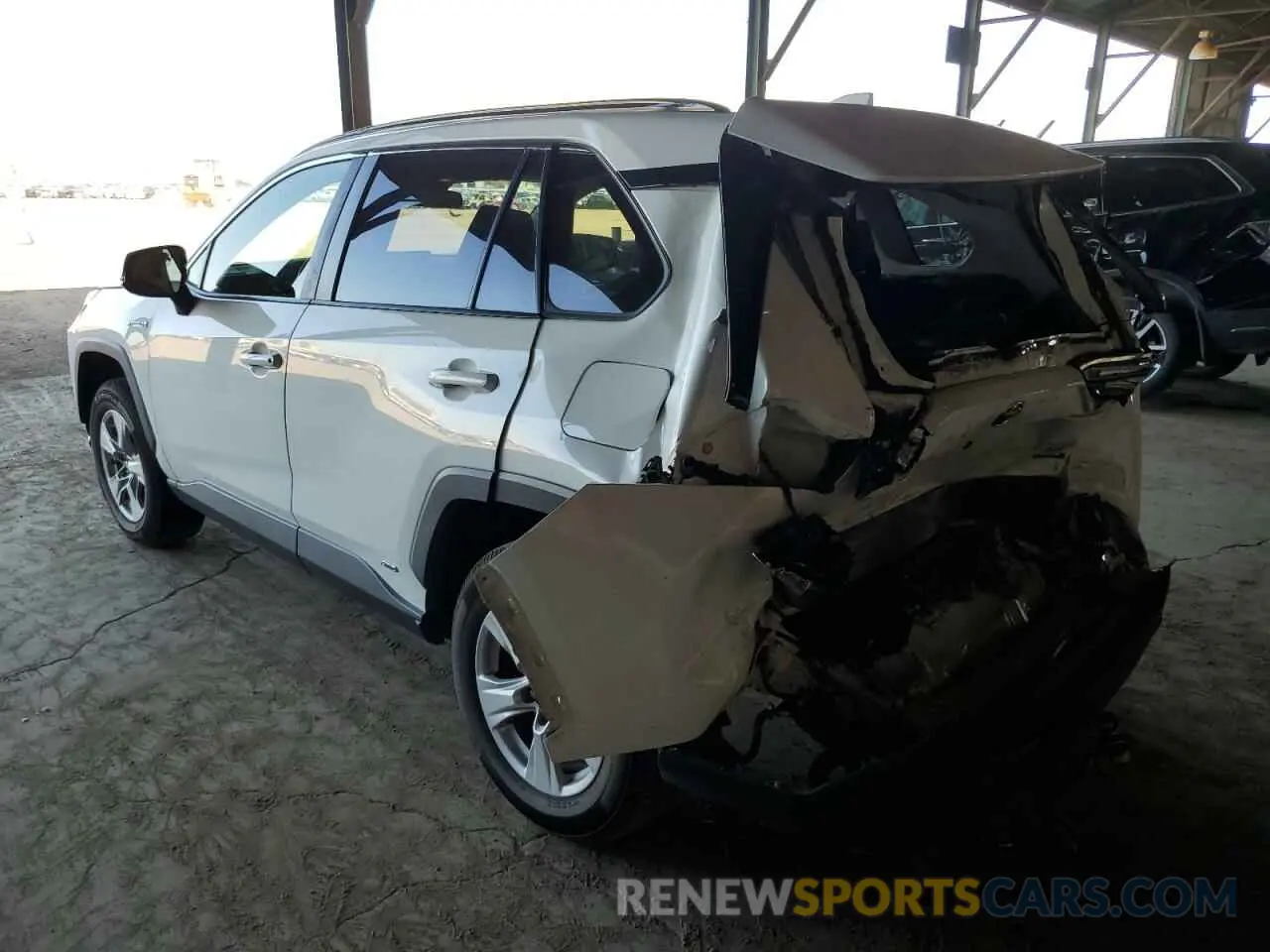 2 Photograph of a damaged car JTMRWRFV0KD503651 TOYOTA RAV4 2019