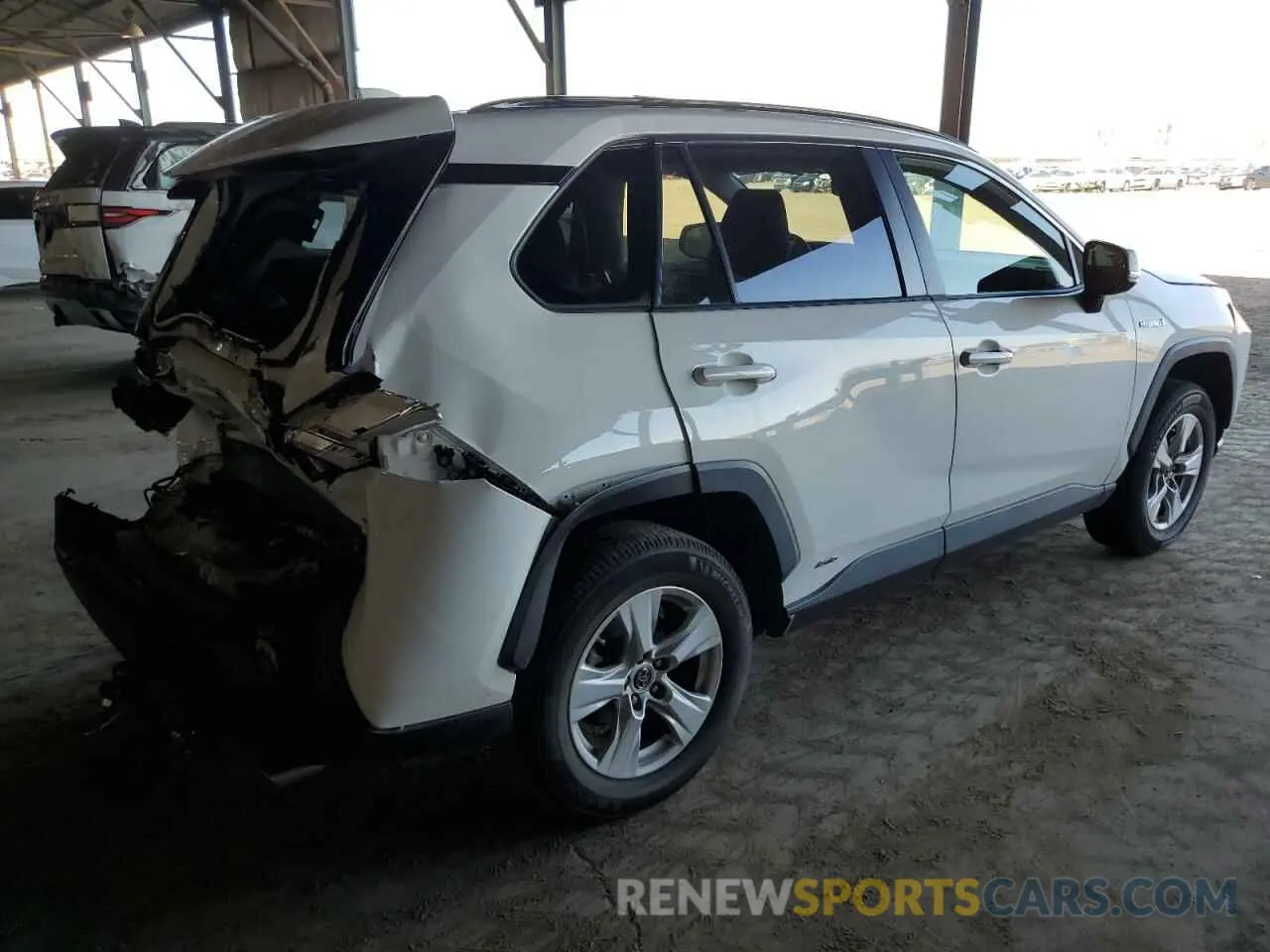 3 Photograph of a damaged car JTMRWRFV0KD503651 TOYOTA RAV4 2019