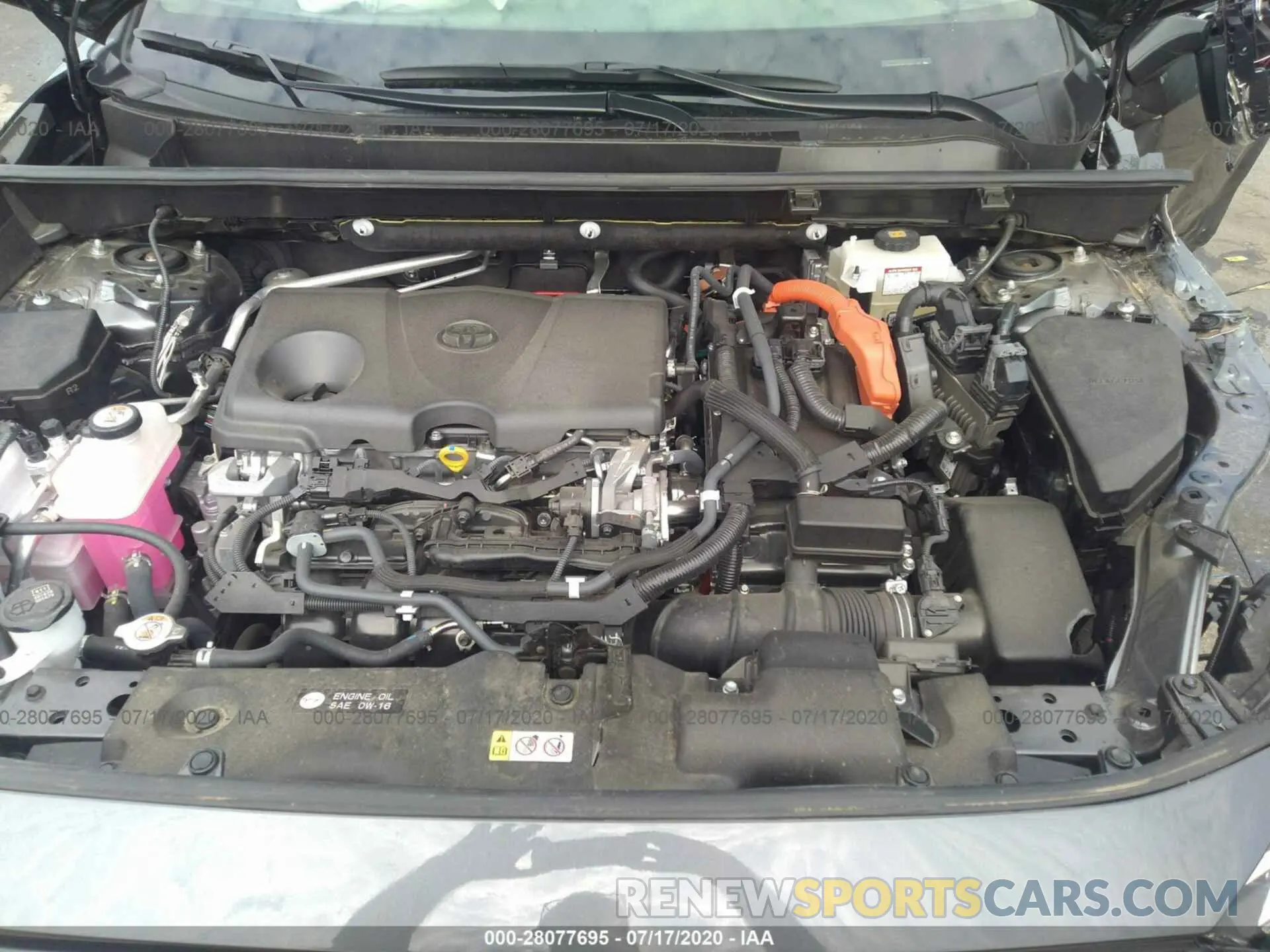10 Photograph of a damaged car JTMRWRFV0KJ006438 TOYOTA RAV4 2019