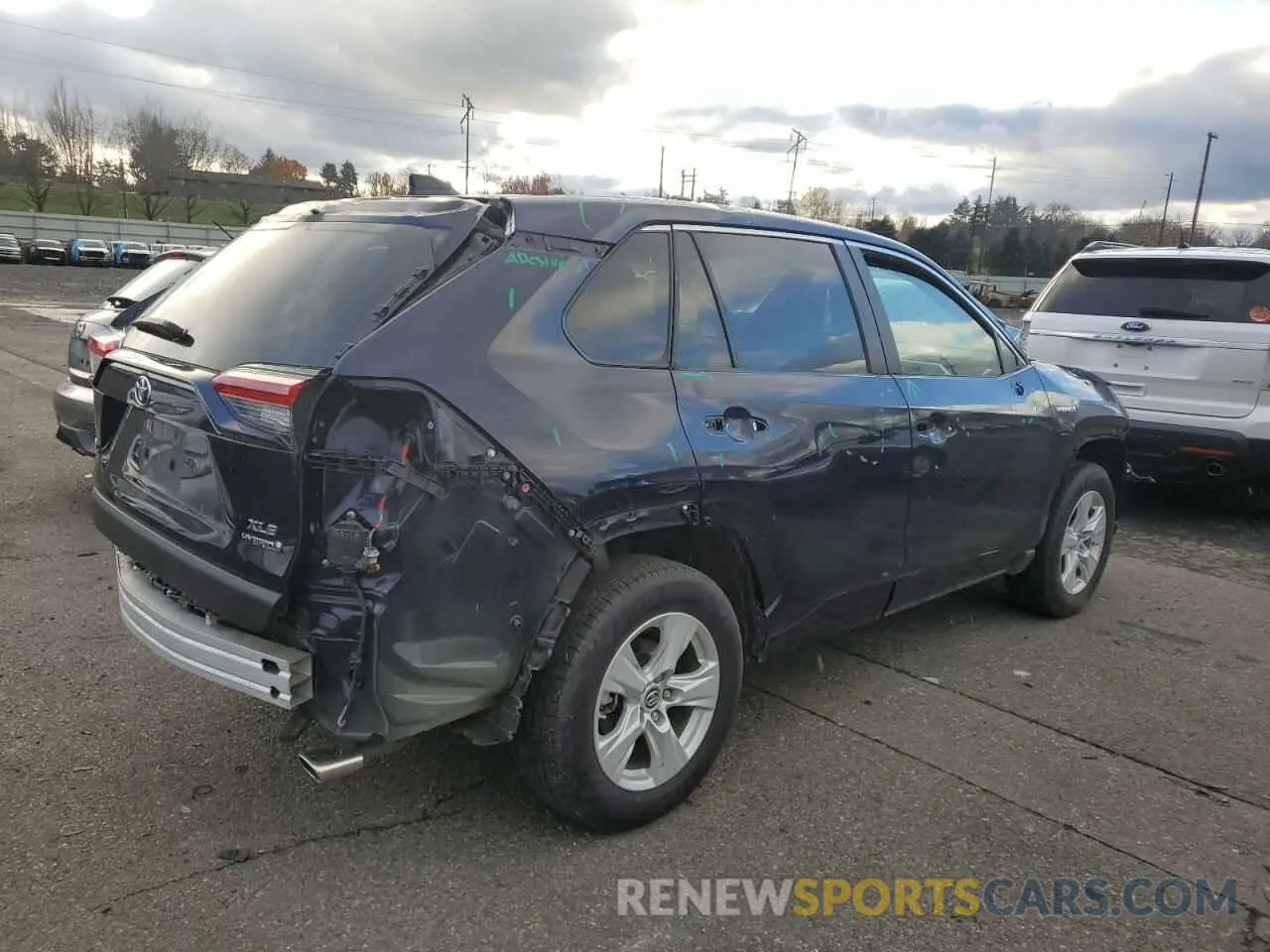 3 Фотография поврежденного автомобиля JTMRWRFV1KD024994 TOYOTA RAV4 2019