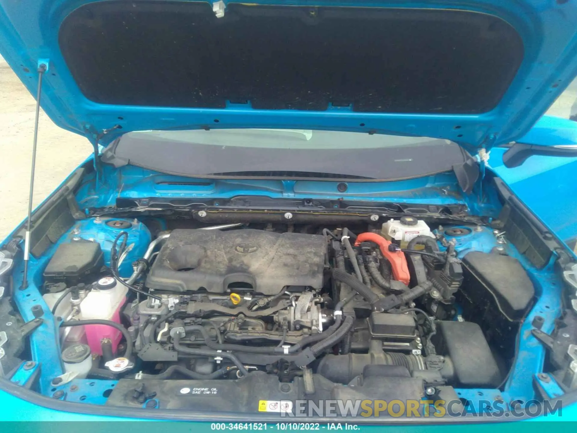 10 Фотография поврежденного автомобиля JTMRWRFV7KD036843 TOYOTA RAV4 2019