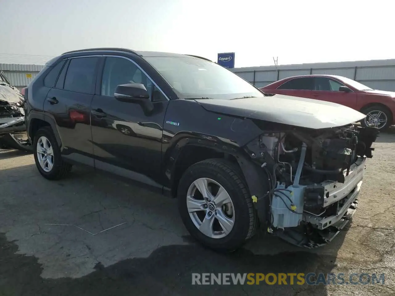 4 Фотография поврежденного автомобиля JTMRWRFV9KD017372 TOYOTA RAV4 2019