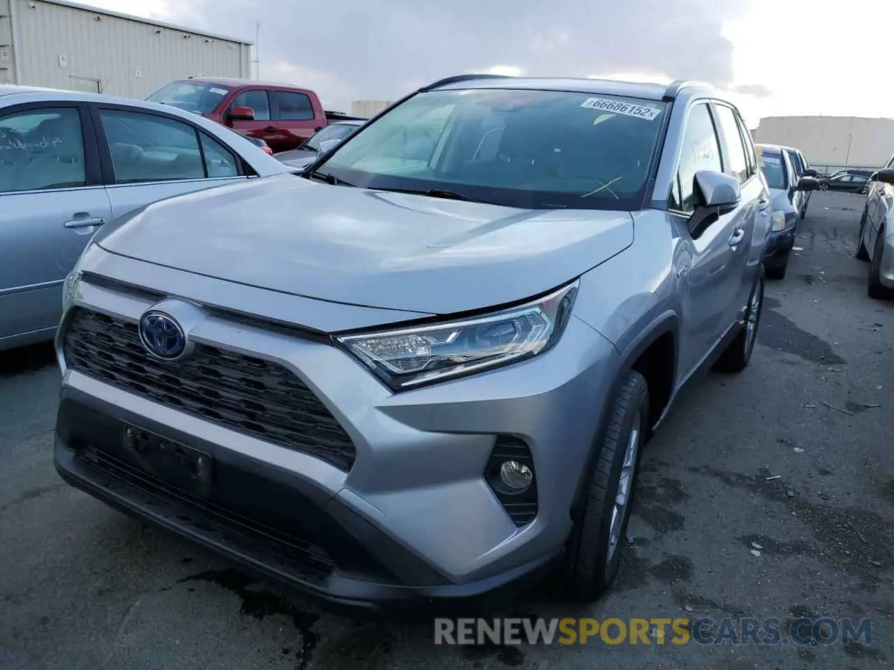 2 Photograph of a damaged car JTMRWRFV9KD503339 TOYOTA RAV4 2019