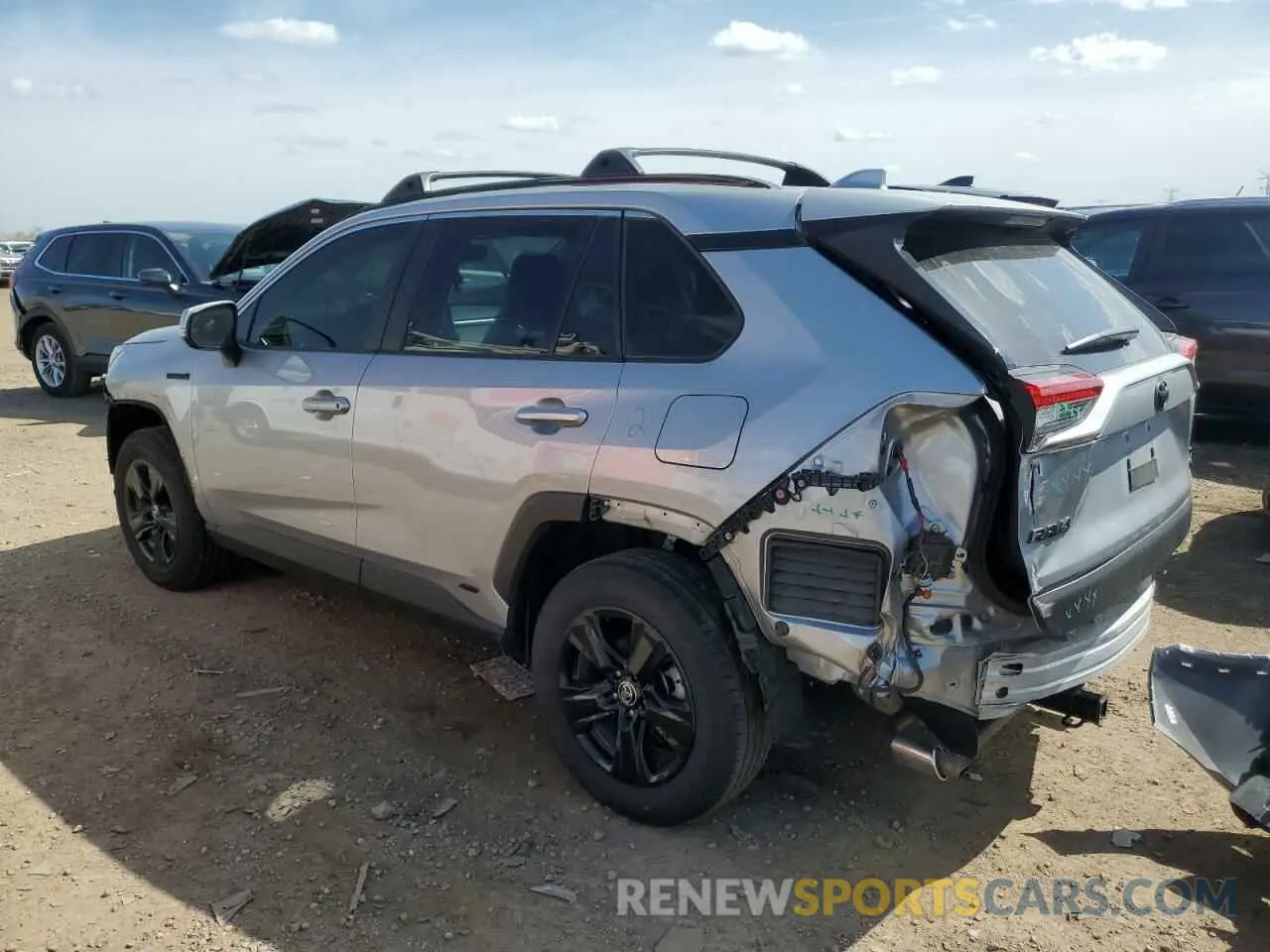 2 Photograph of a damaged car JTMRWRFVXKD010639 TOYOTA RAV4 2019