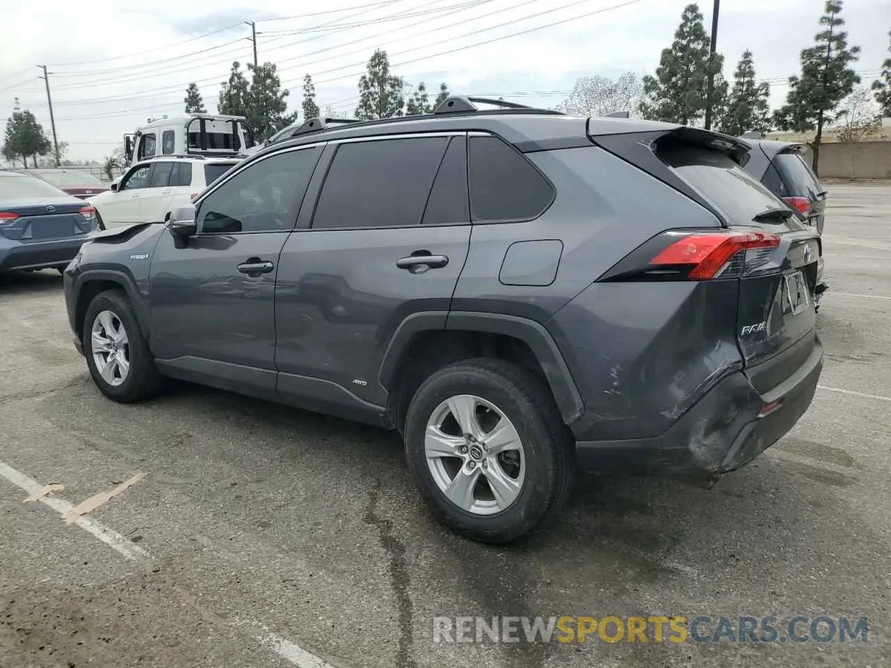 2 Фотография поврежденного автомобиля JTMRWRFVXKD015906 TOYOTA RAV4 2019
