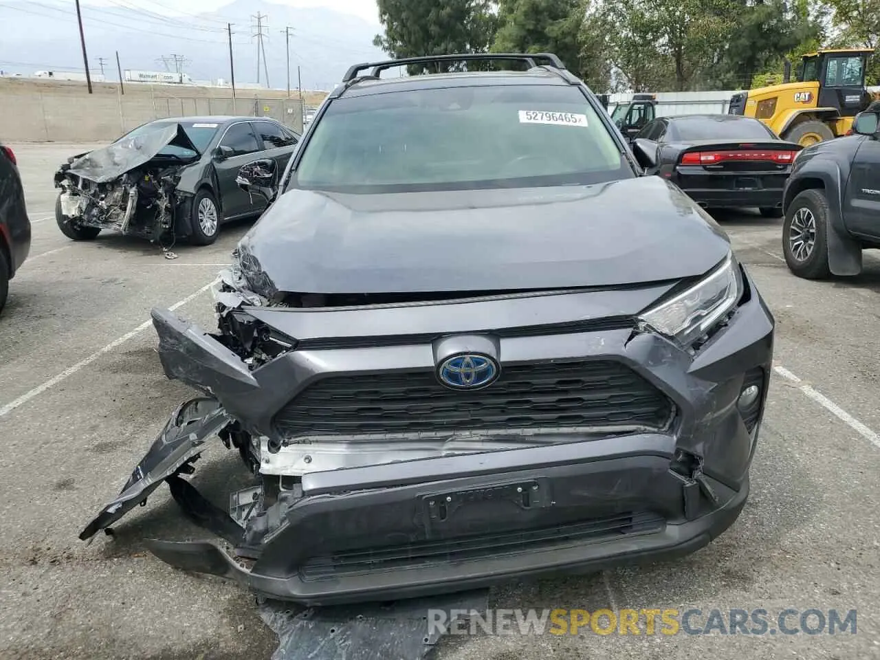 5 Фотография поврежденного автомобиля JTMRWRFVXKD015906 TOYOTA RAV4 2019