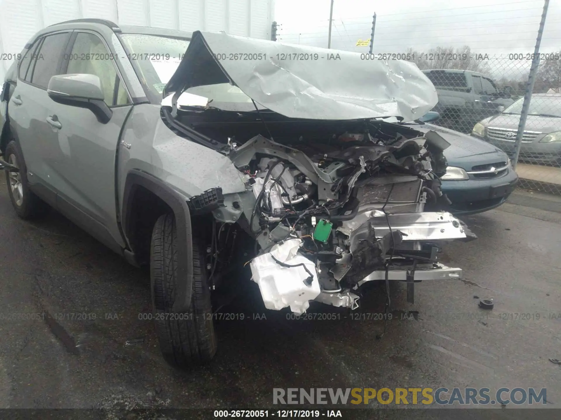 6 Photograph of a damaged car JTMRWRFVXKD018854 TOYOTA RAV4 2019