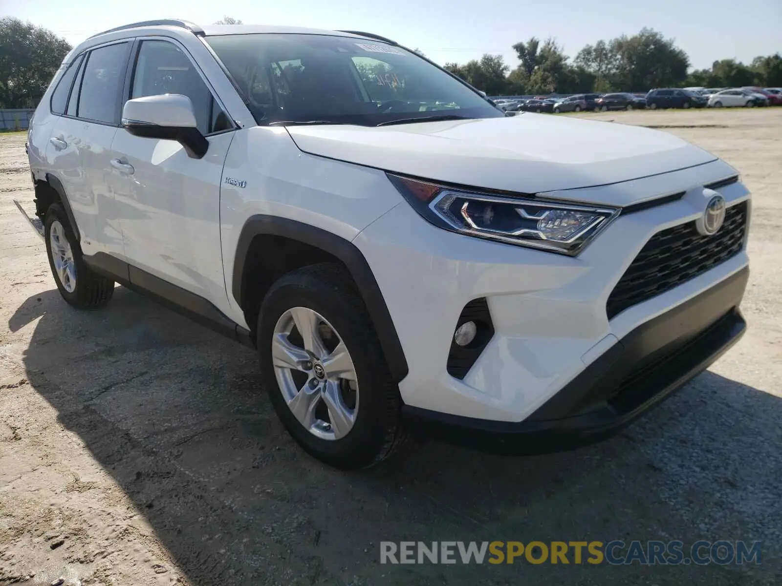 1 Photograph of a damaged car JTMRWRFVXKD026565 TOYOTA RAV4 2019