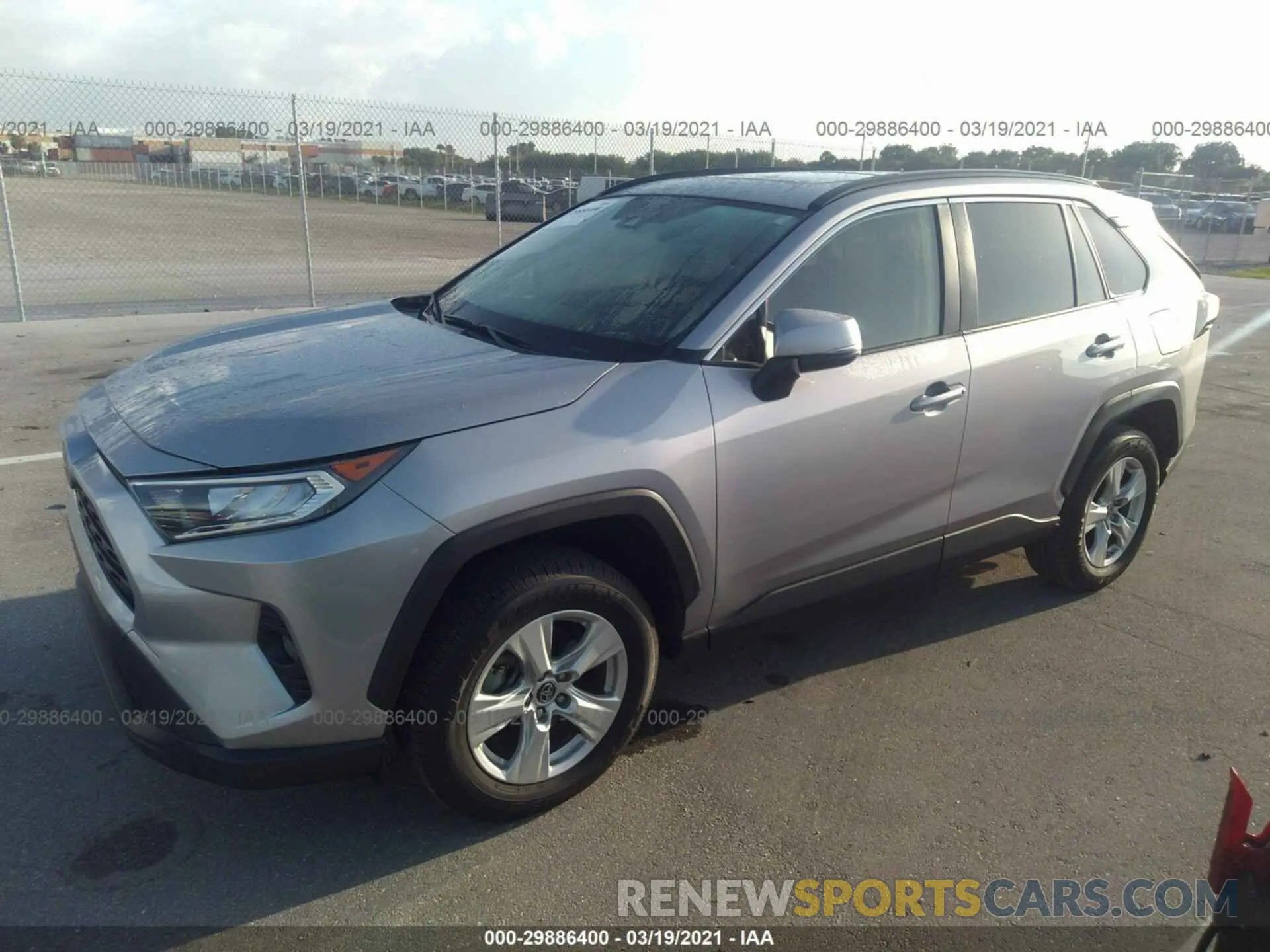 2 Photograph of a damaged car JTMW1RFV0KD029105 TOYOTA RAV4 2019
