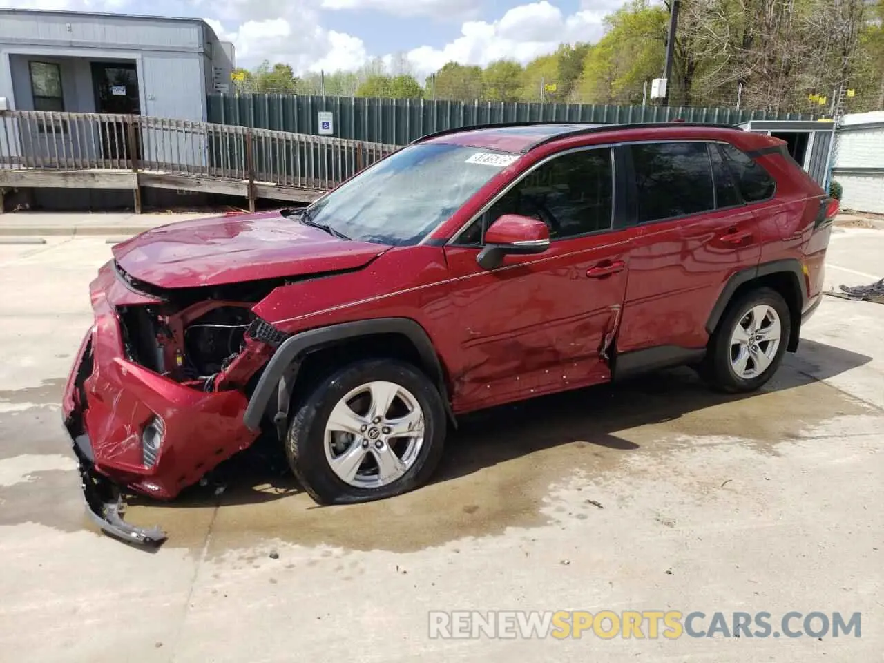 1 Фотография поврежденного автомобиля JTMW1RFV0KD504459 TOYOTA RAV4 2019