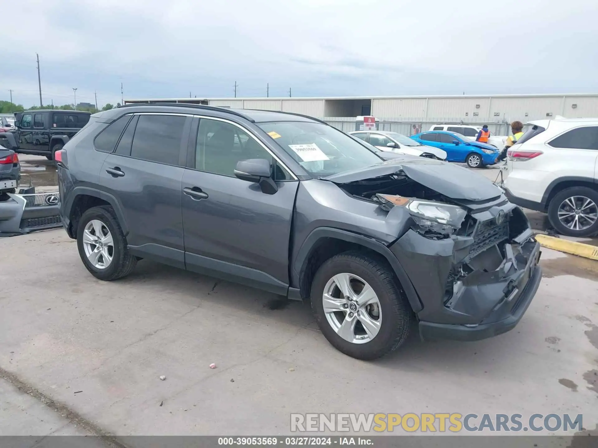 1 Photograph of a damaged car JTMW1RFV0KD511248 TOYOTA RAV4 2019