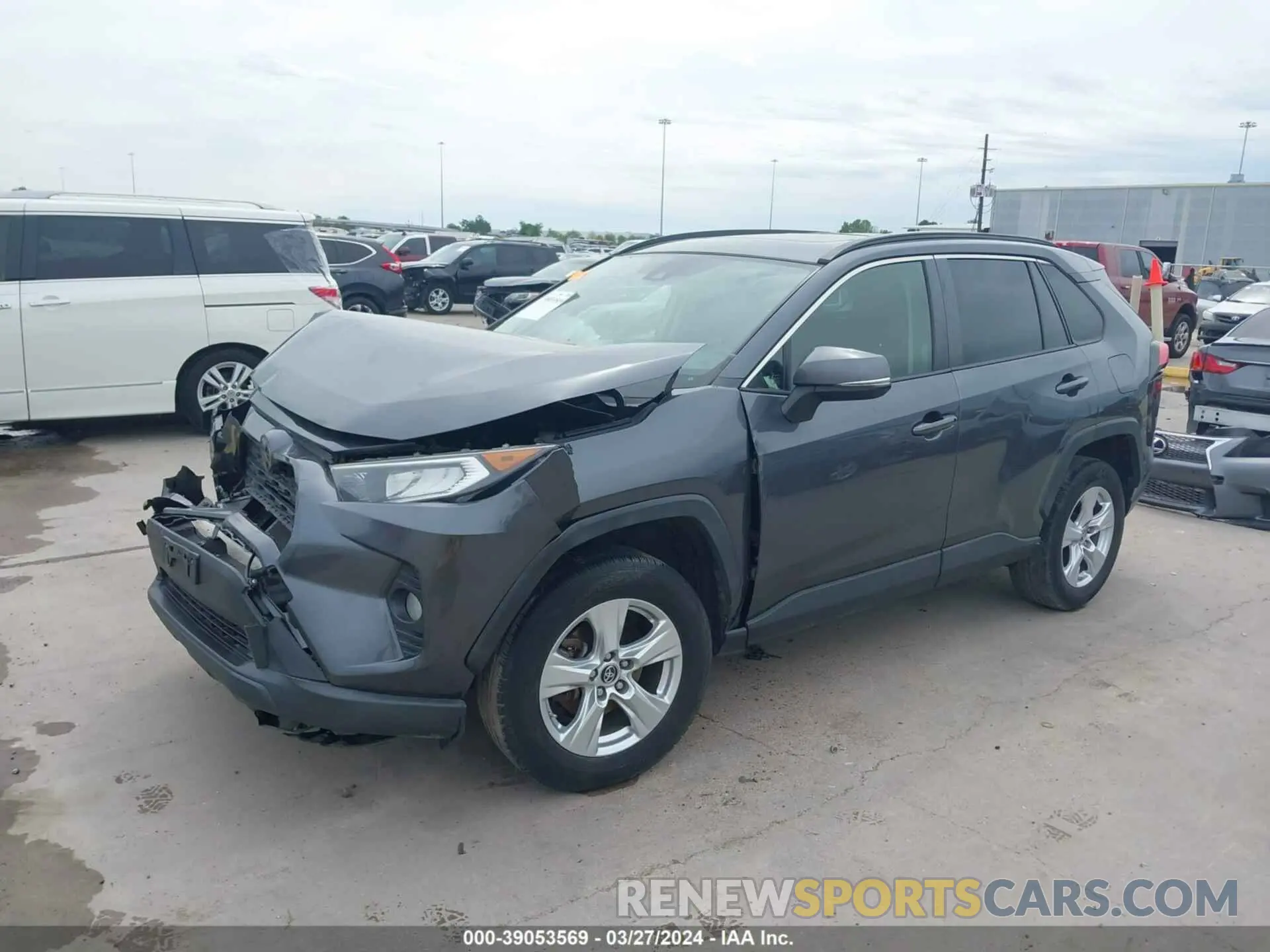 2 Photograph of a damaged car JTMW1RFV0KD511248 TOYOTA RAV4 2019