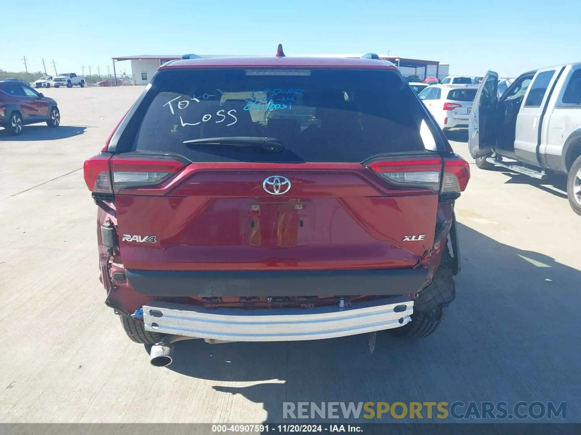 16 Photograph of a damaged car JTMW1RFV1KD008036 TOYOTA RAV4 2019