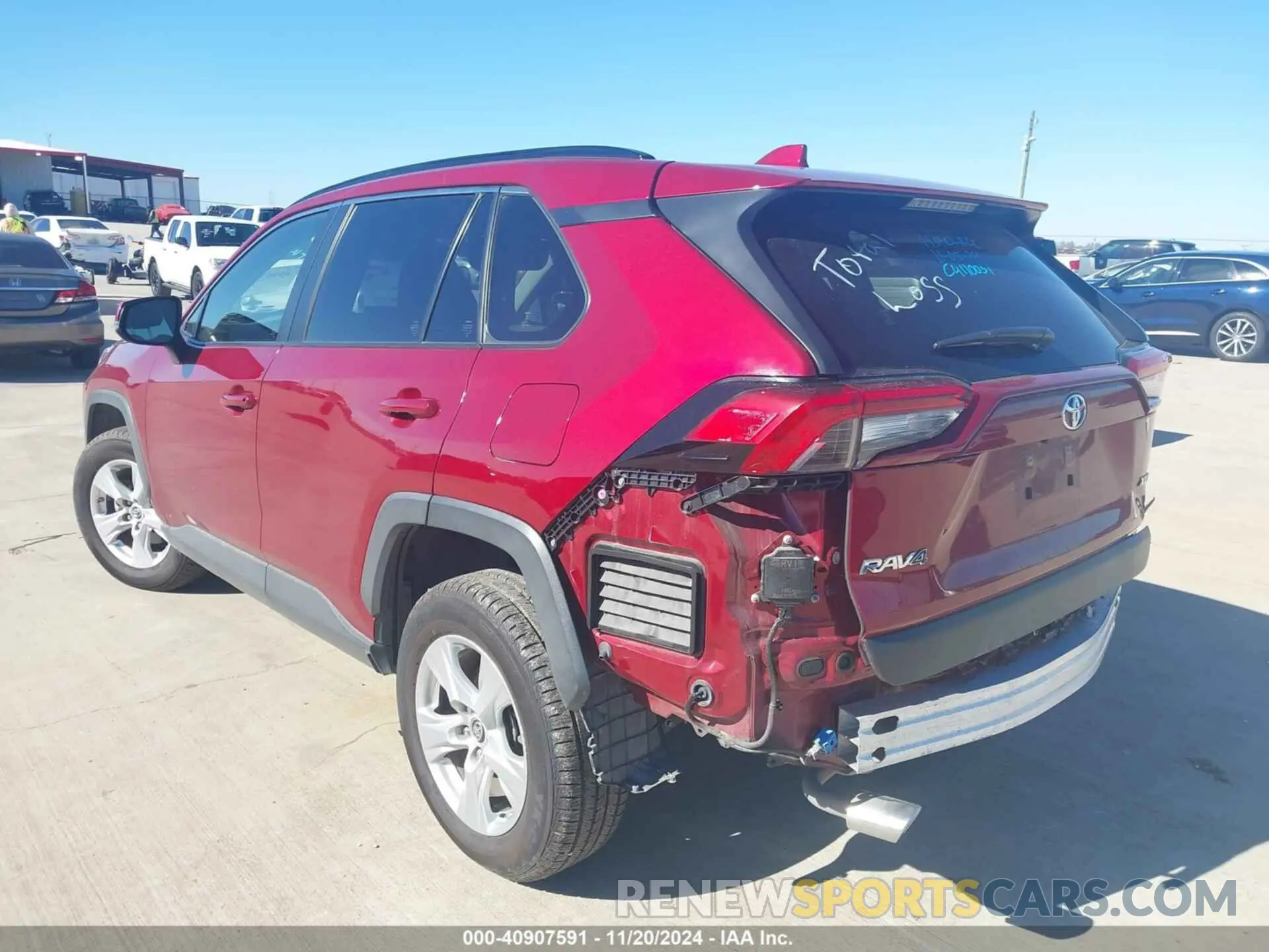 3 Photograph of a damaged car JTMW1RFV1KD008036 TOYOTA RAV4 2019