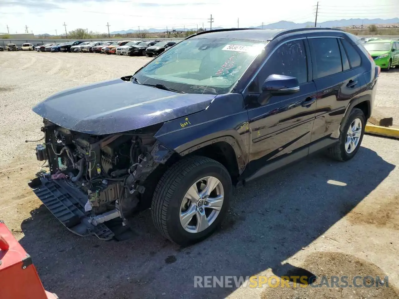 1 Photograph of a damaged car JTMW1RFV1KD512263 TOYOTA RAV4 2019