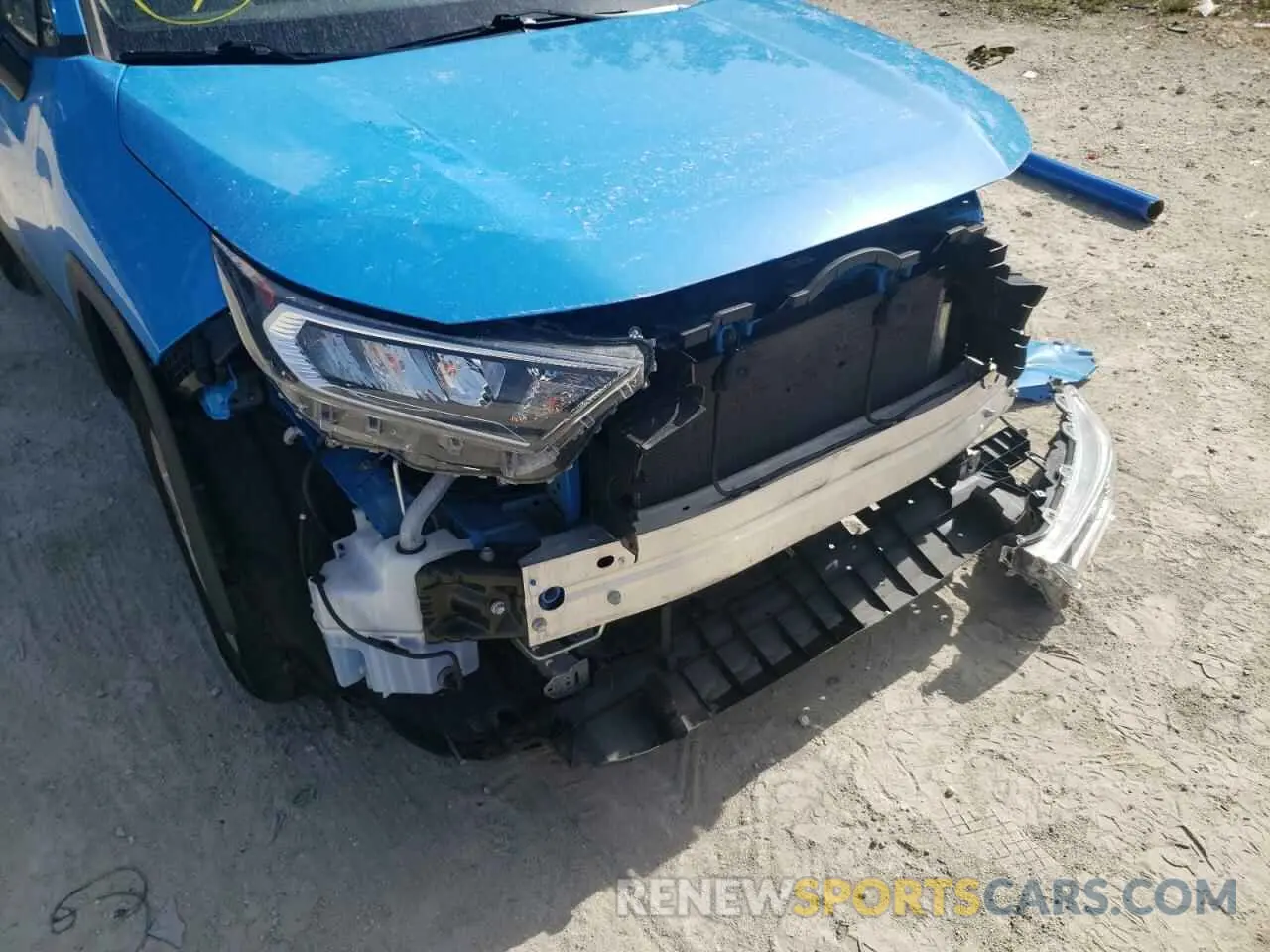 9 Фотография поврежденного автомобиля JTMW1RFV2KD005081 TOYOTA RAV4 2019