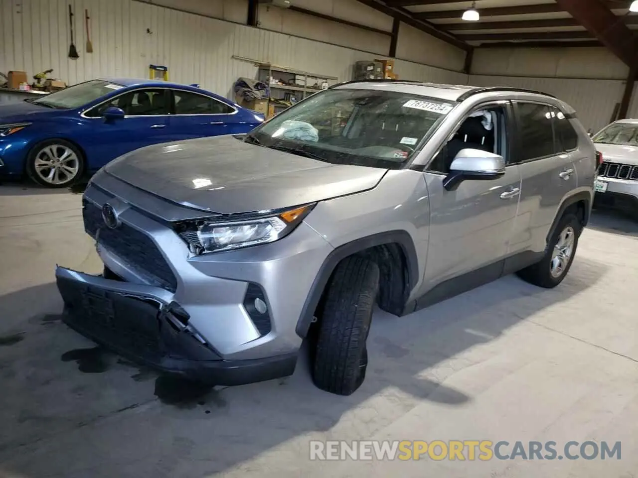 1 Фотография поврежденного автомобиля JTMW1RFV3KD014436 TOYOTA RAV4 2019