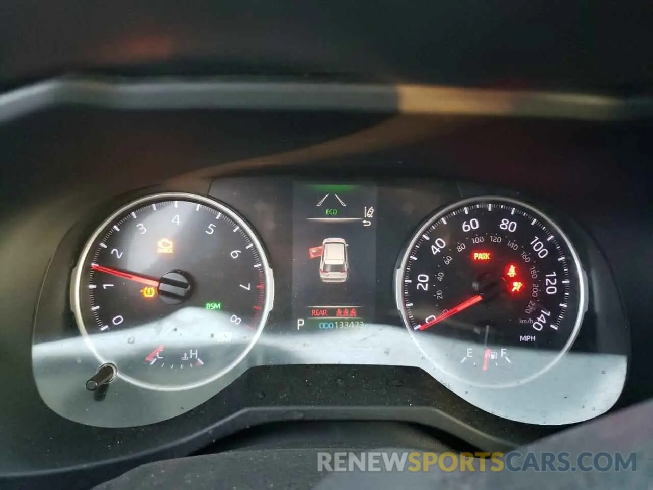 9 Фотография поврежденного автомобиля JTMW1RFV3KD014436 TOYOTA RAV4 2019