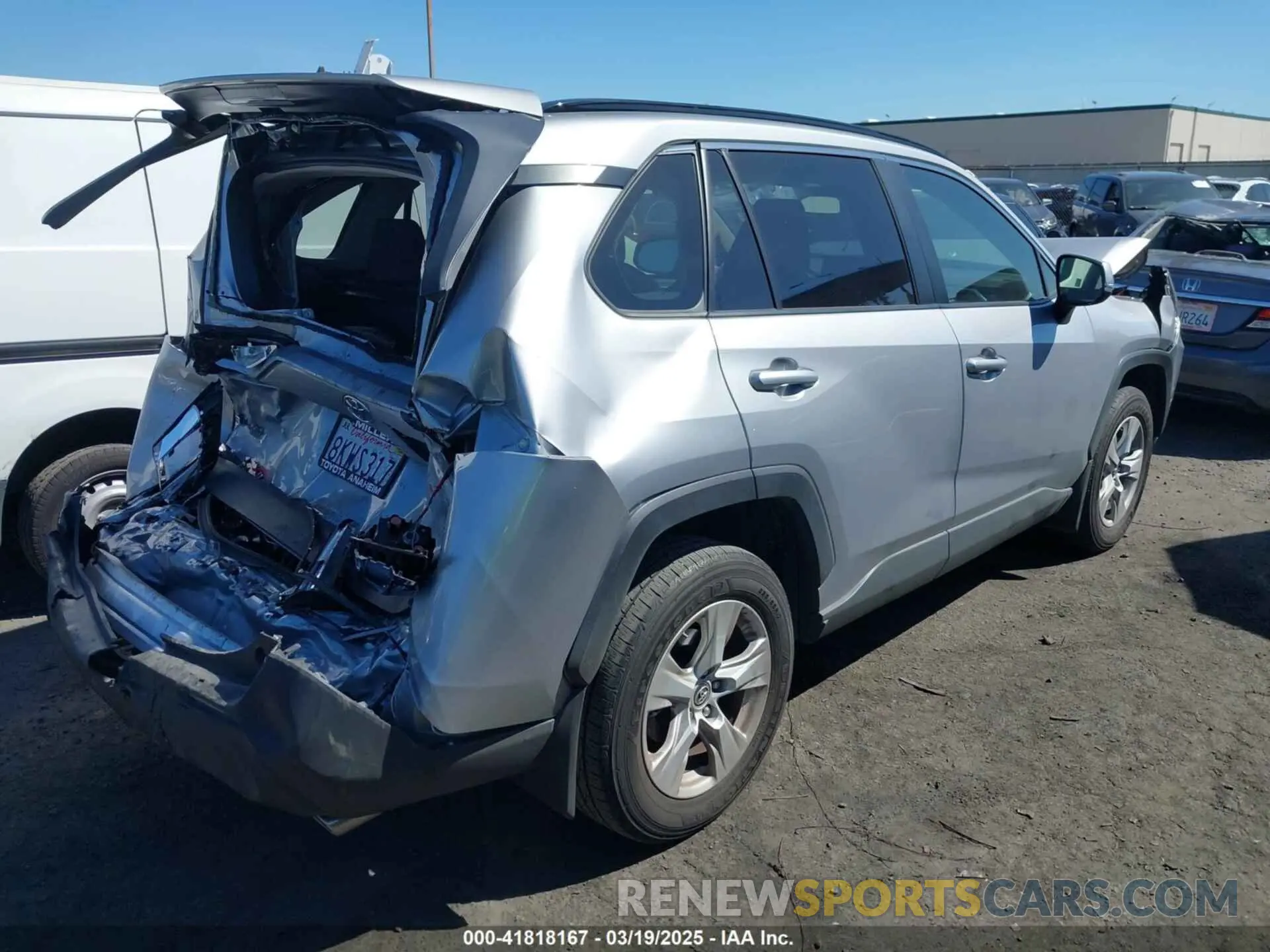 4 Photograph of a damaged car JTMW1RFV3KD028269 TOYOTA RAV4 2019