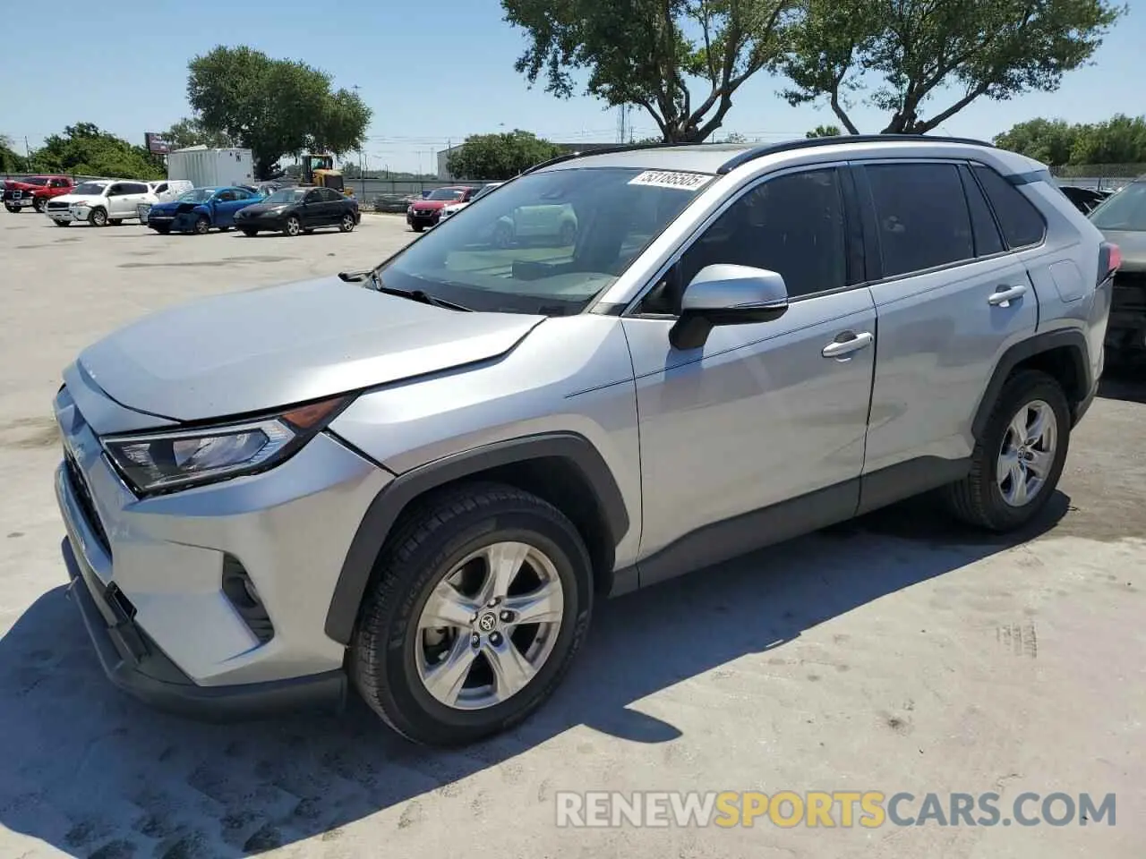 1 Photograph of a damaged car JTMW1RFV3KD038428 TOYOTA RAV4 2019