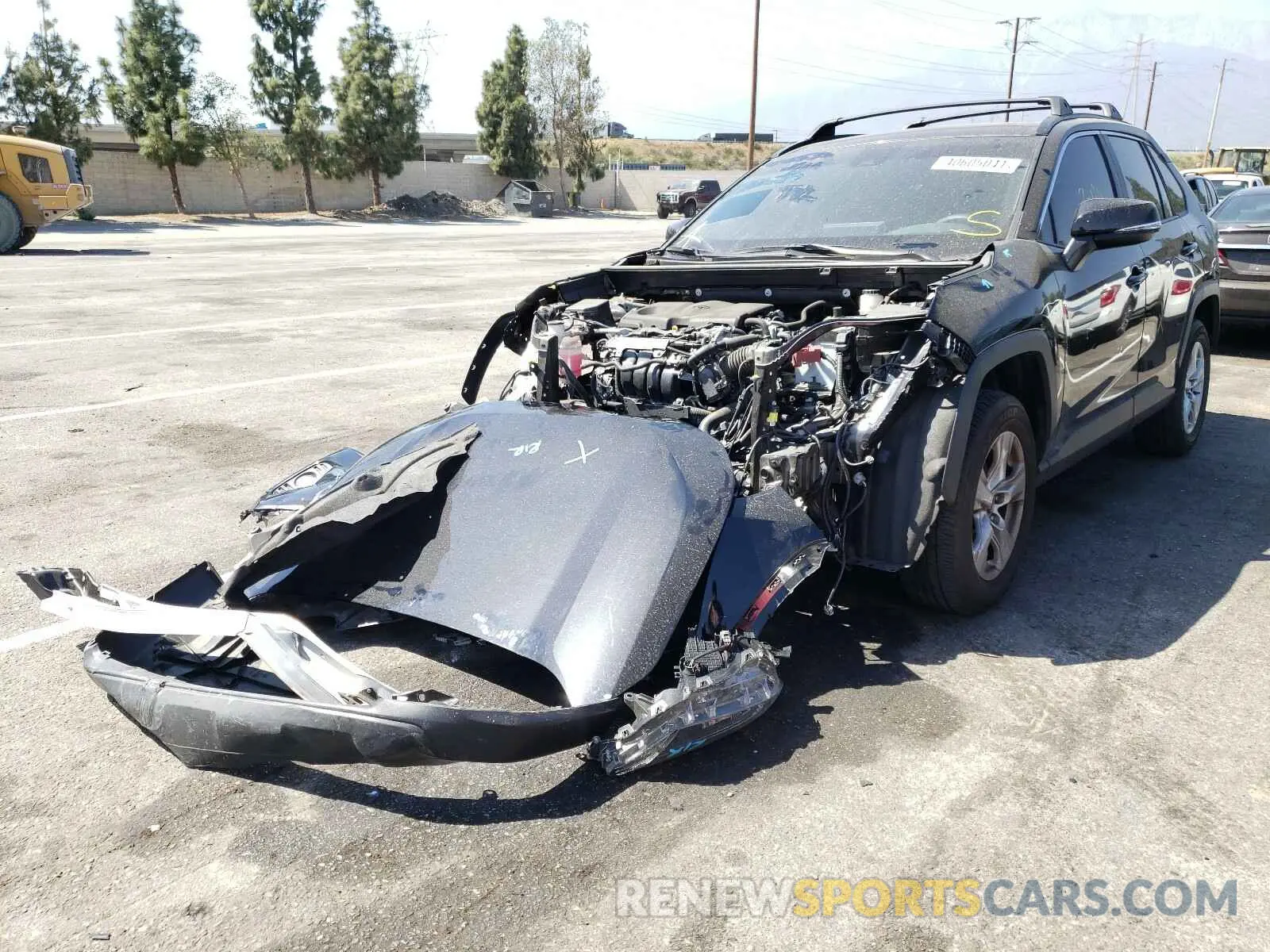 2 Photograph of a damaged car JTMW1RFV3KD504486 TOYOTA RAV4 2019
