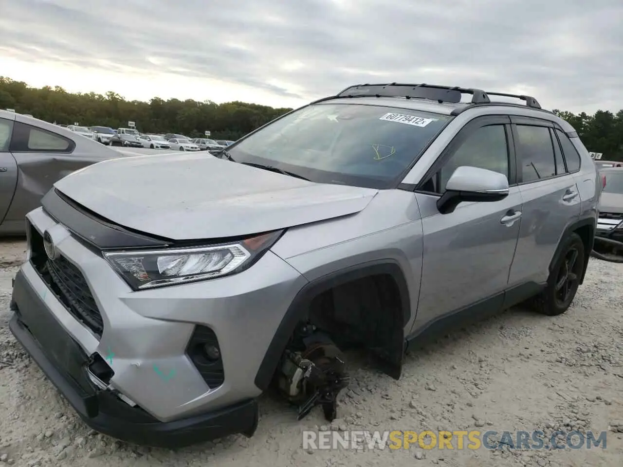 2 Photograph of a damaged car JTMW1RFV3KD510479 TOYOTA RAV4 2019