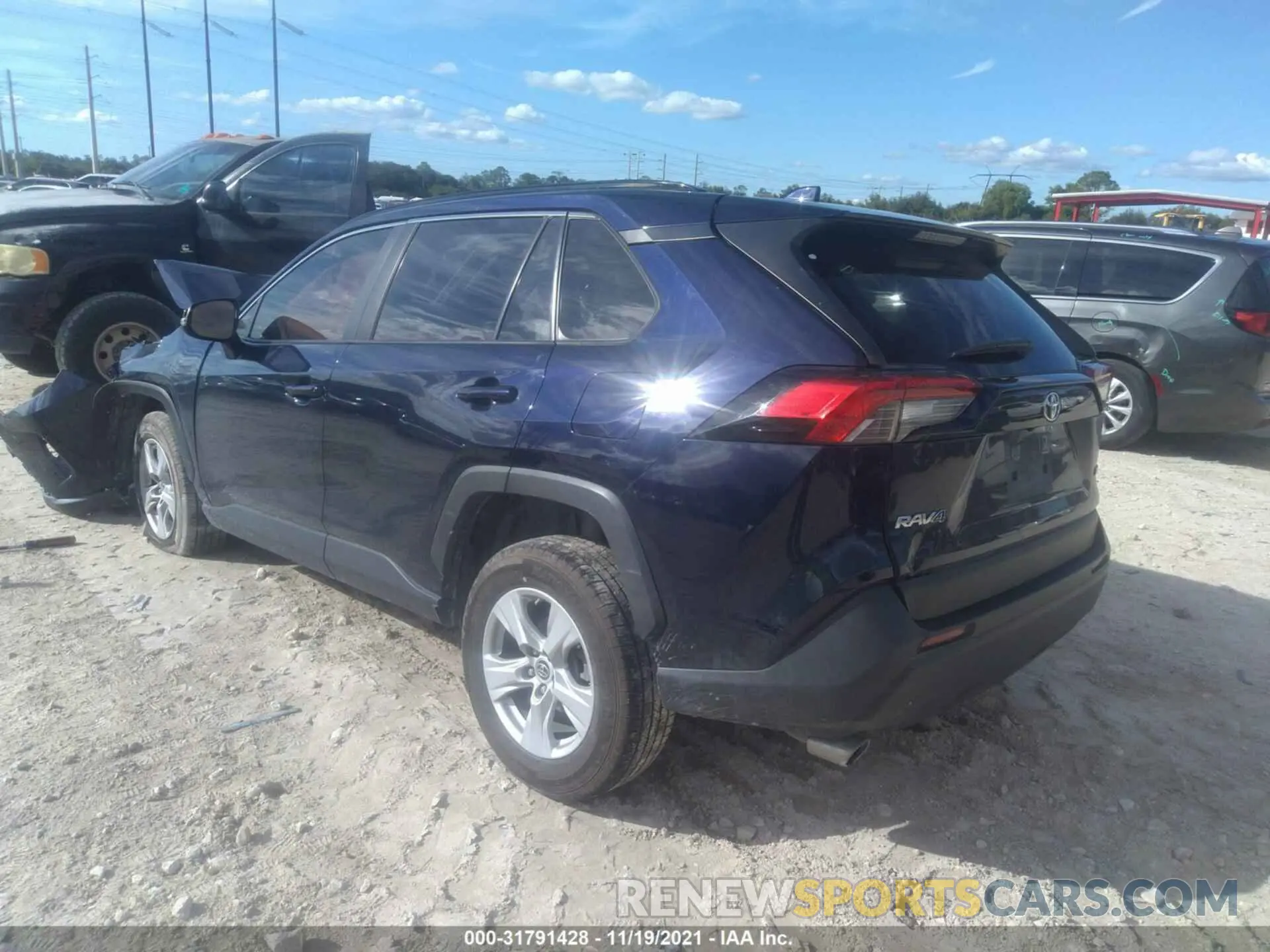 3 Photograph of a damaged car JTMW1RFV4KD009505 TOYOTA RAV4 2019
