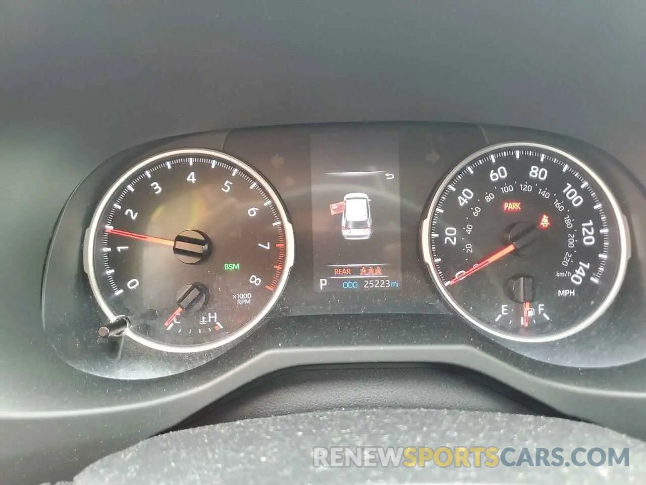8 Фотография поврежденного автомобиля JTMW1RFV4KD010931 TOYOTA RAV4 2019