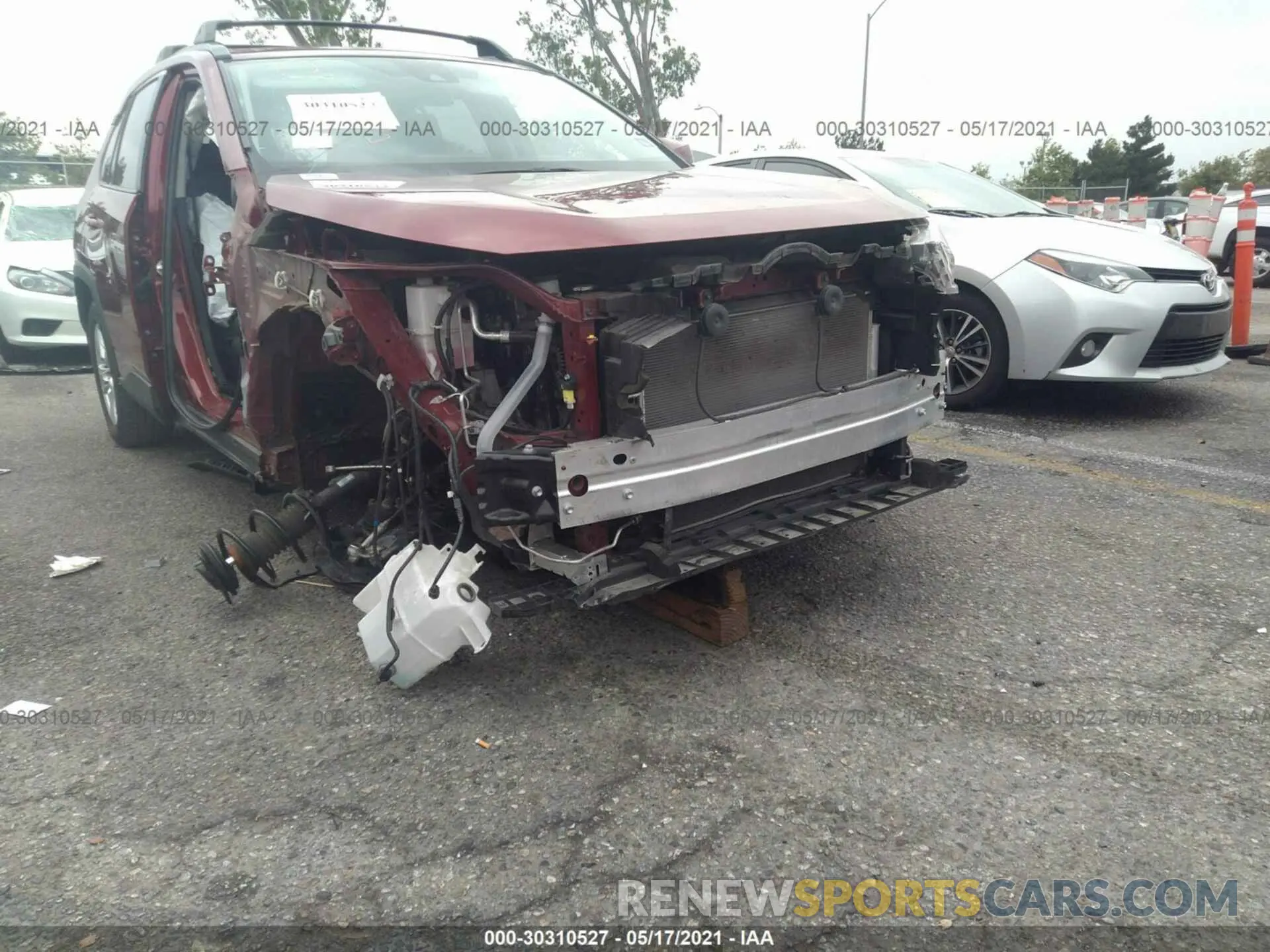 6 Photograph of a damaged car JTMW1RFV5KD023526 TOYOTA RAV4 2019