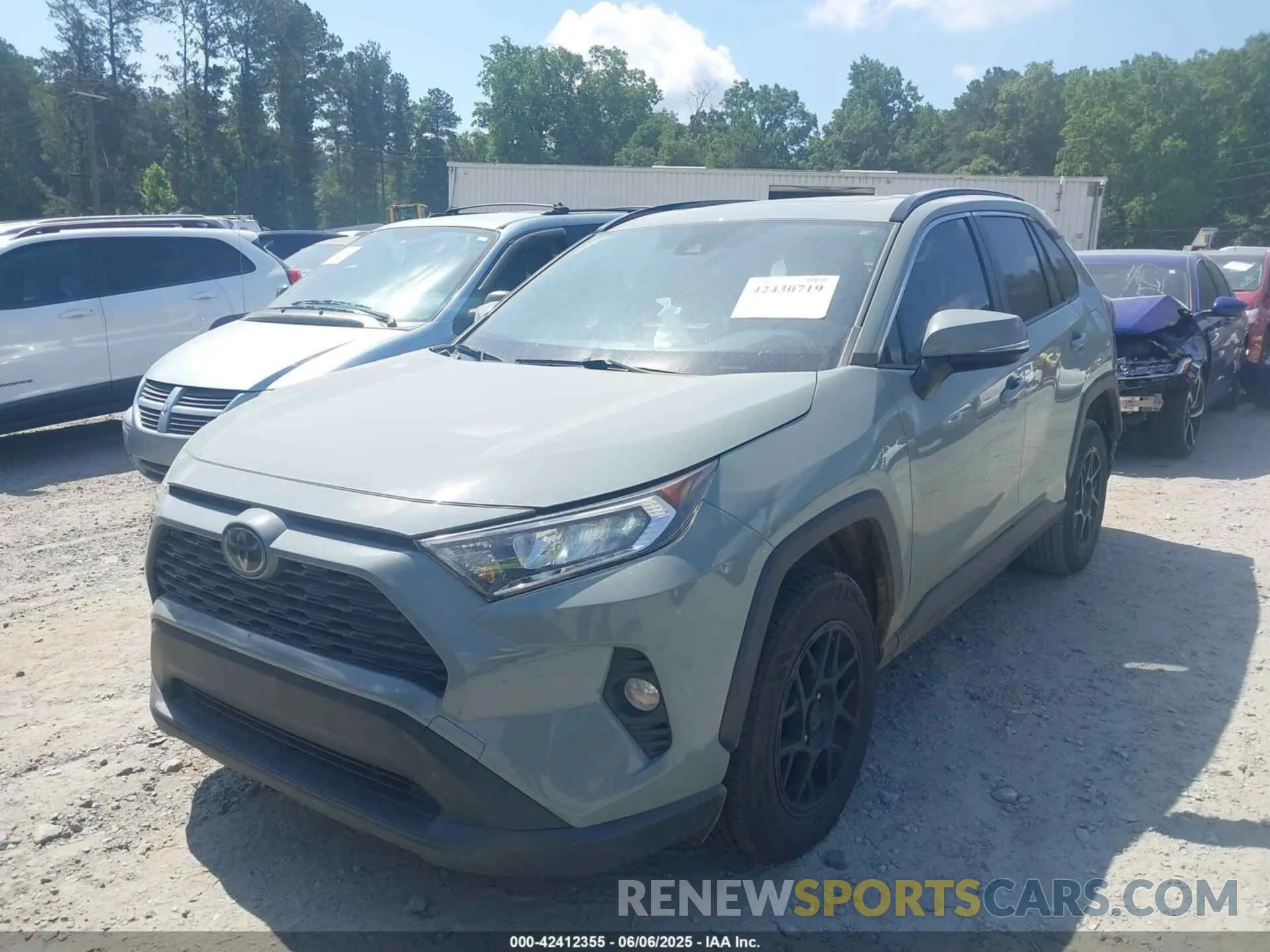 2 Photograph of a damaged car JTMW1RFV5KD029097 TOYOTA RAV4 2019