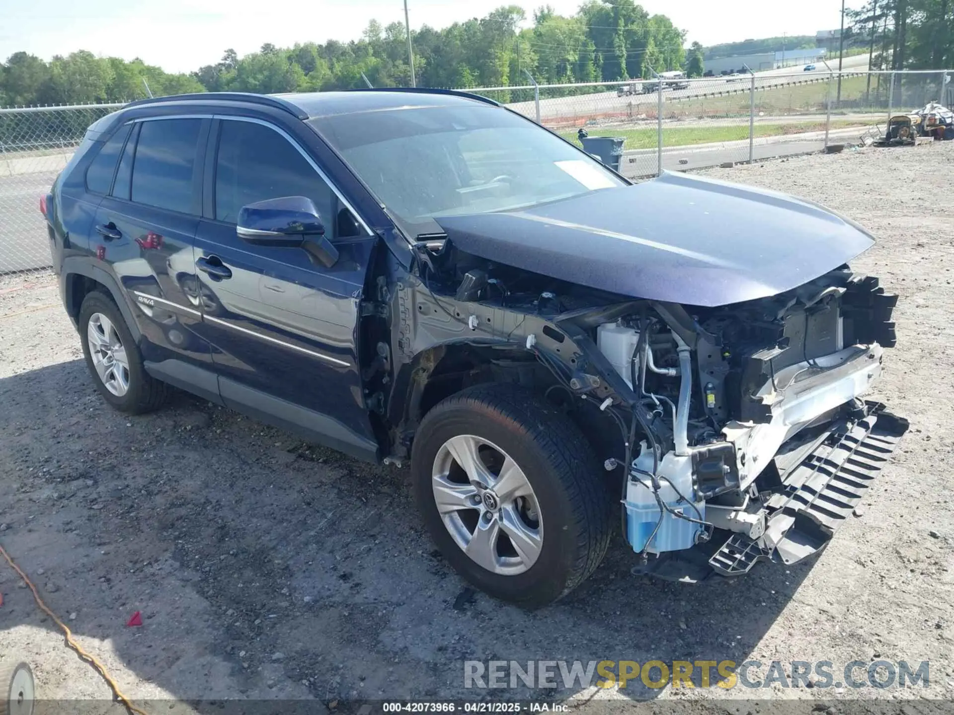 1 Photograph of a damaged car JTMW1RFV5KD502433 TOYOTA RAV4 2019
